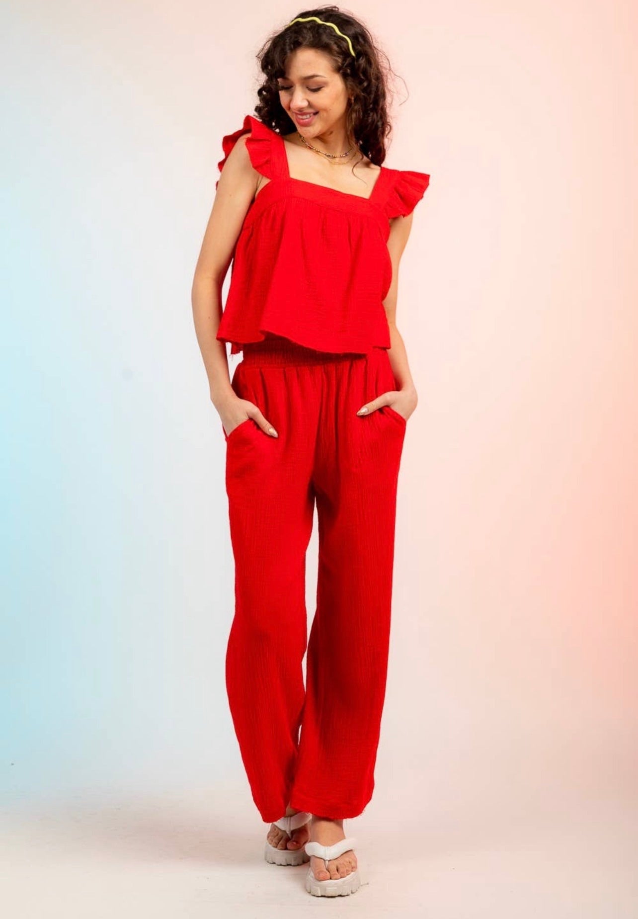 Red Gauze Set