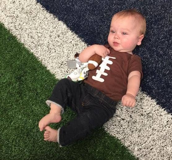 Football Stroller Tag