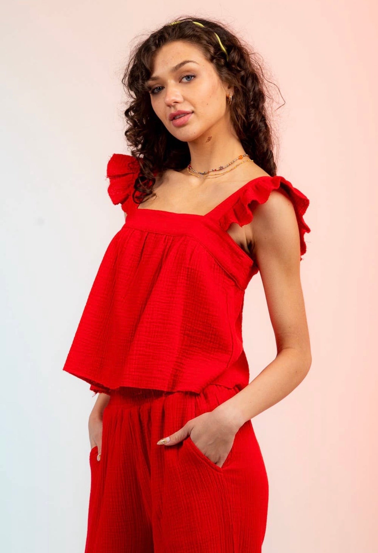 Red Gauze Set