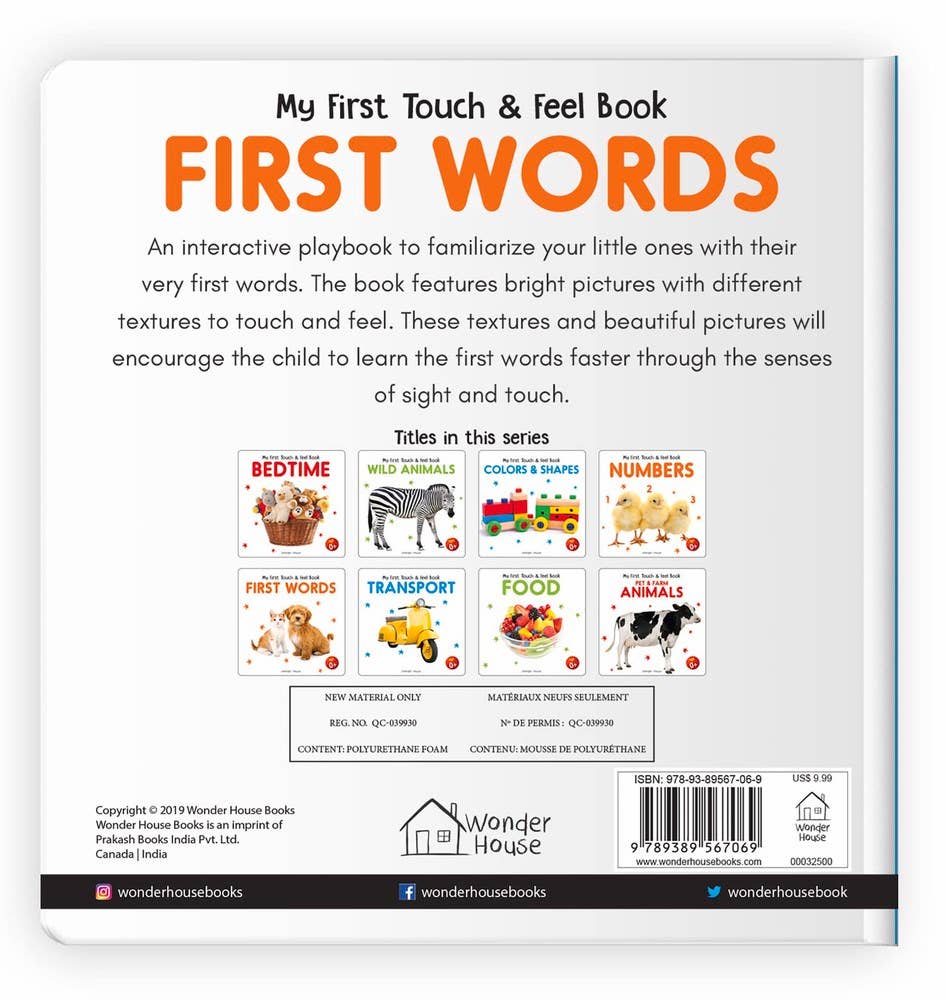 Touch And Feel First Words Book