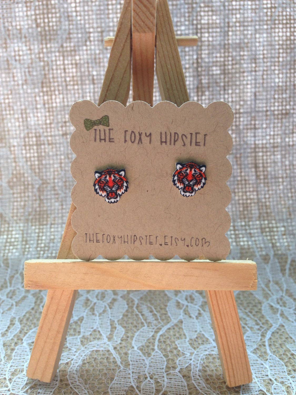 Detroit Tigers Stud Earrings