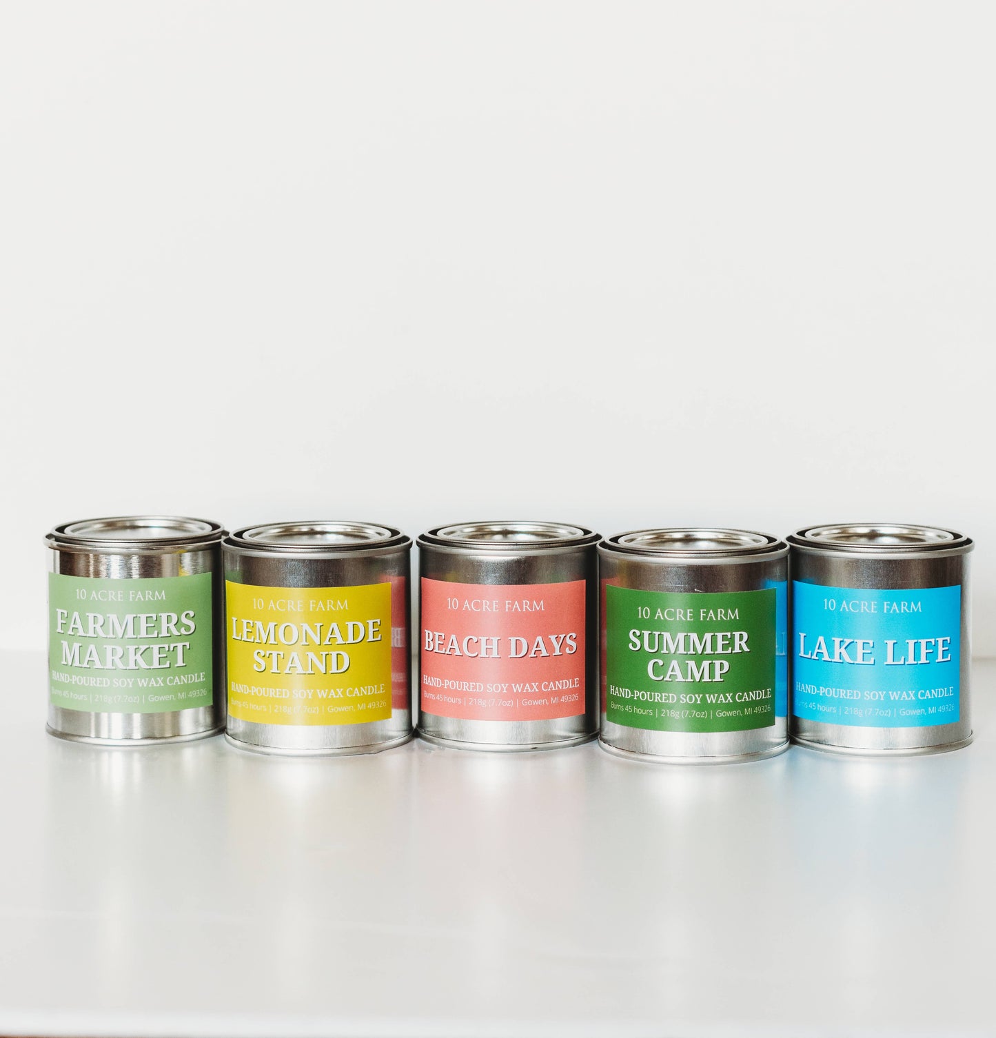Lake Life Paint Can Candle