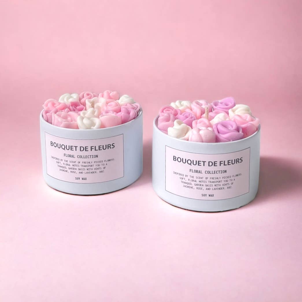 Flower Bouquet Candle