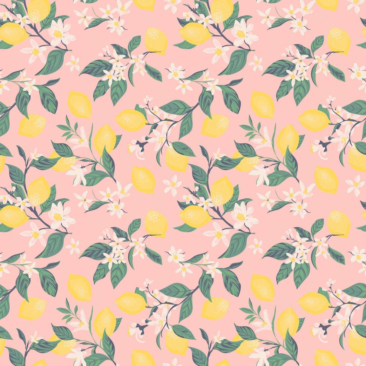 Swaddle - Lemons Pink