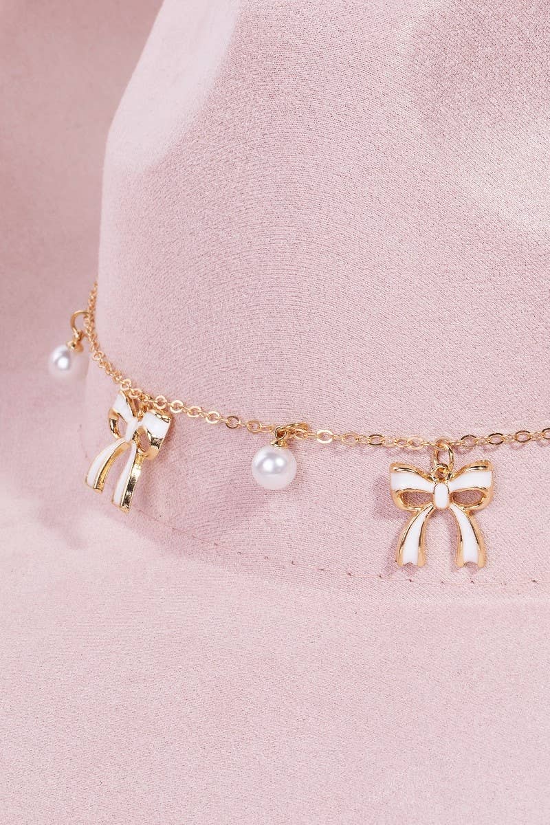 Gold Chain Cowgirl Hat