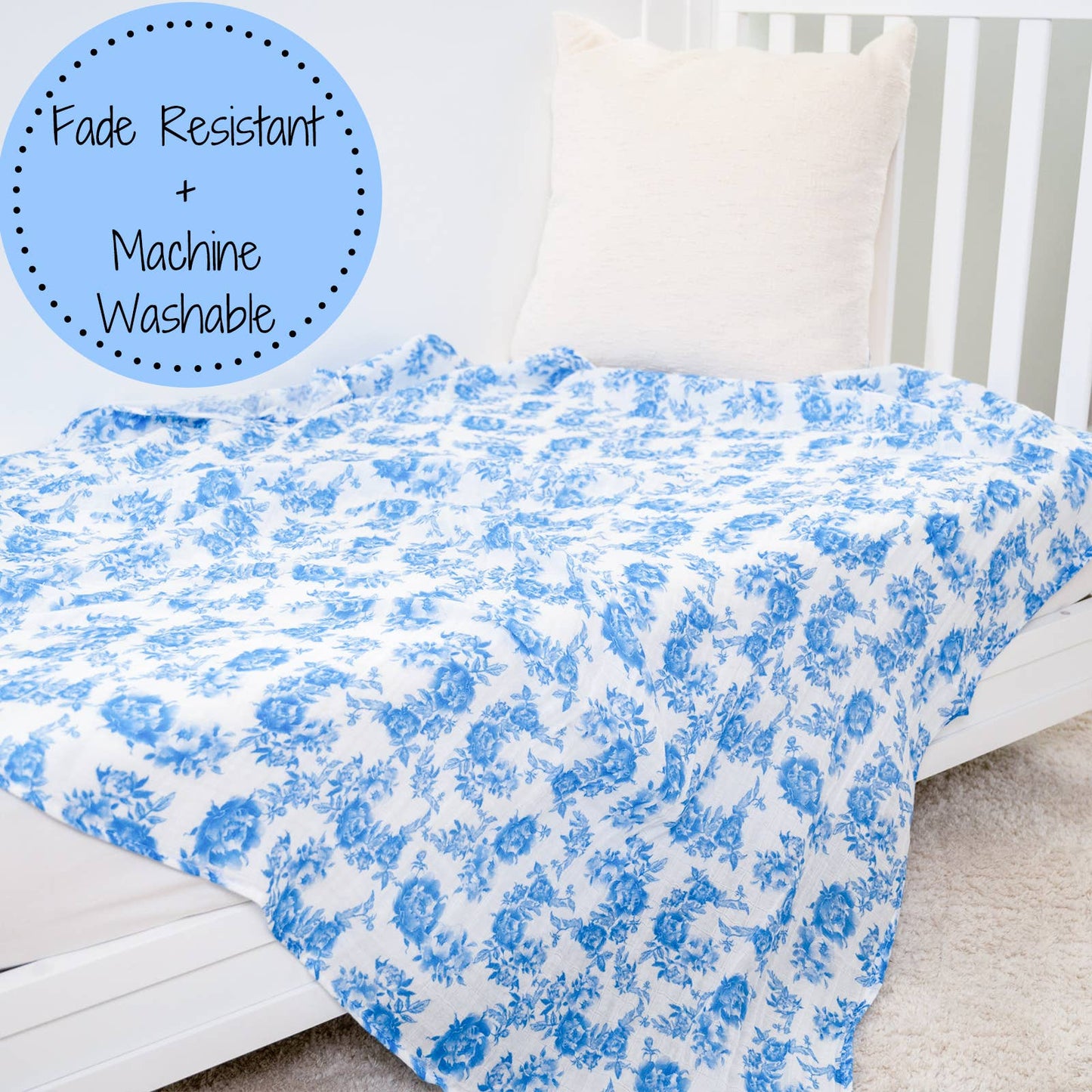 Peony For Your Thoughts Swaddle