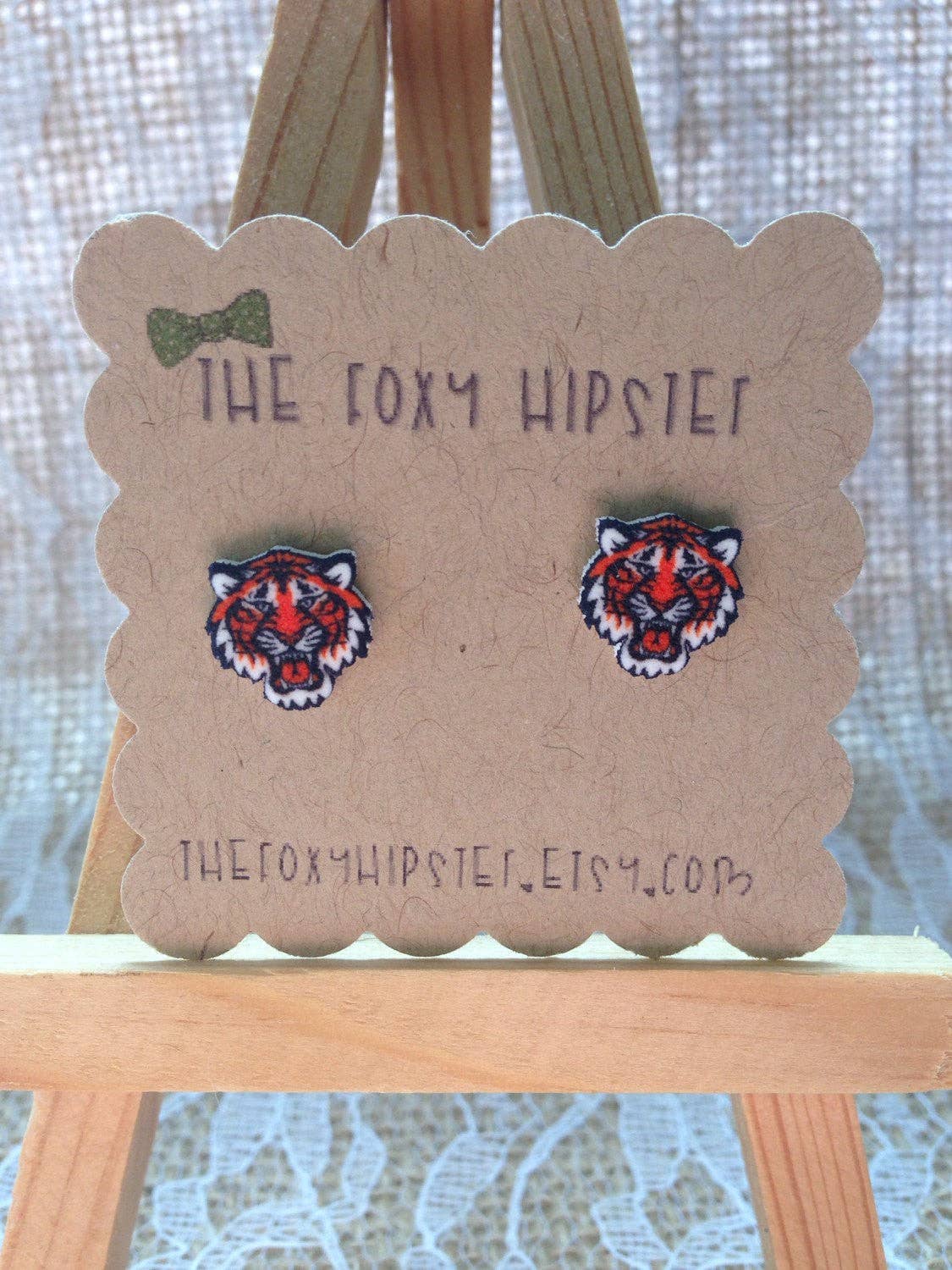 Detroit Tigers Stud Earrings