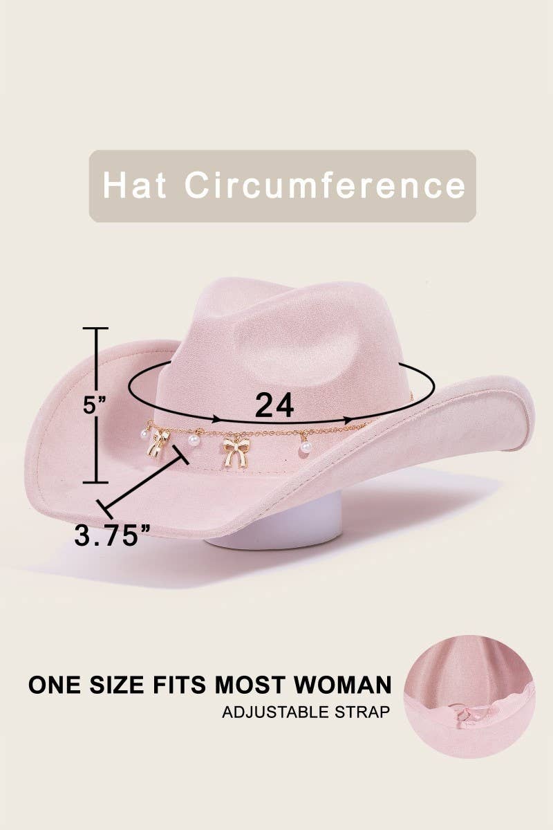 Gold Chain Cowgirl Hat