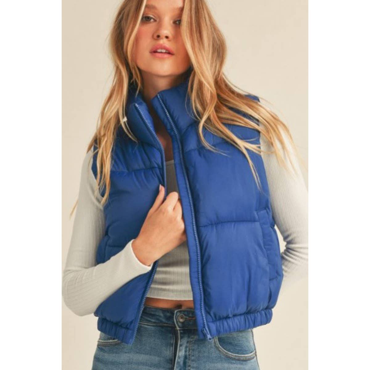 Royal Blue Puffer Vest