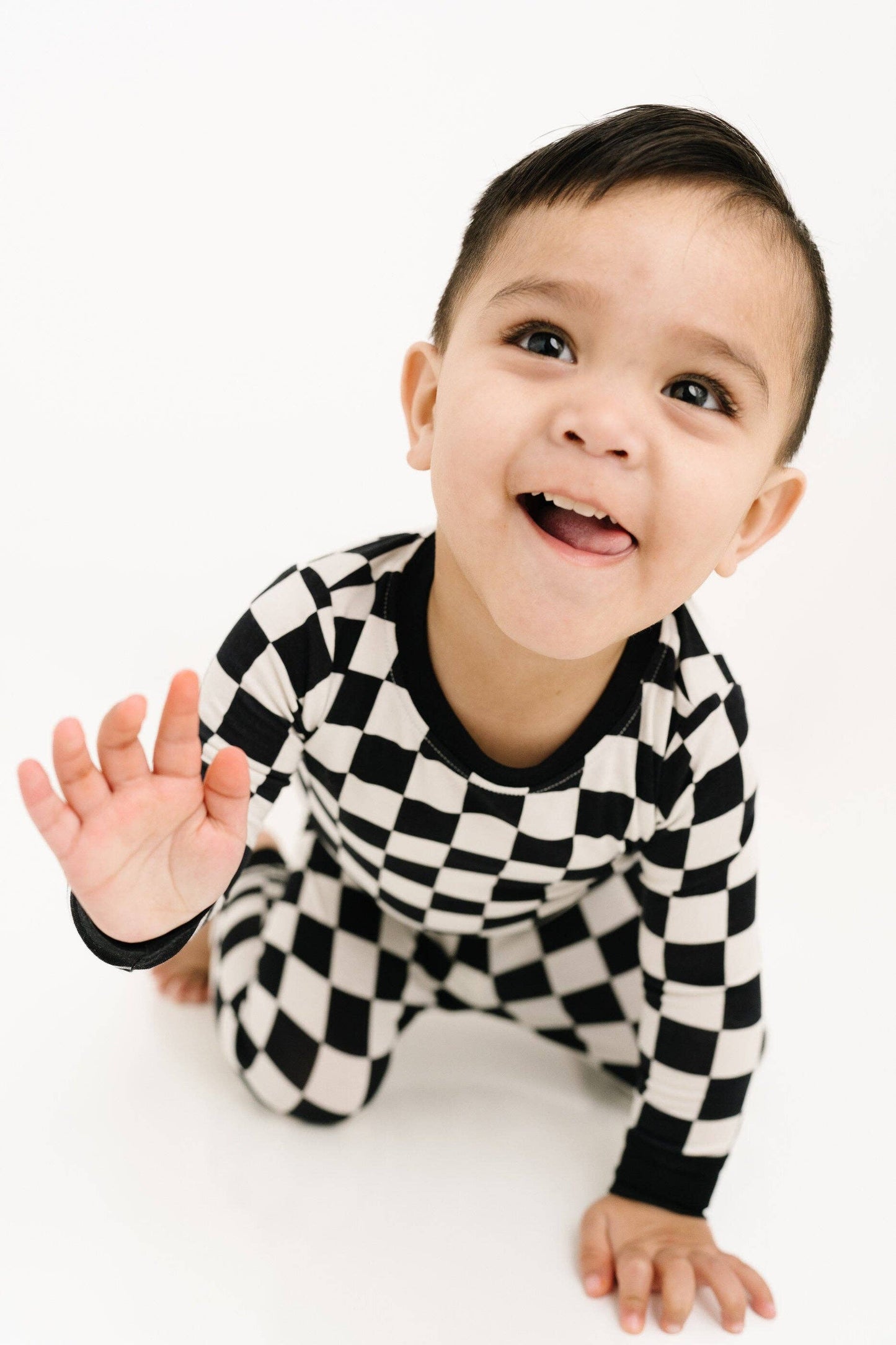 Black Checkered PJ Set