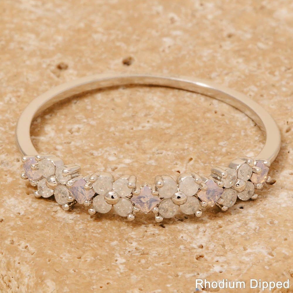 Mini Flowers Dainty Ring