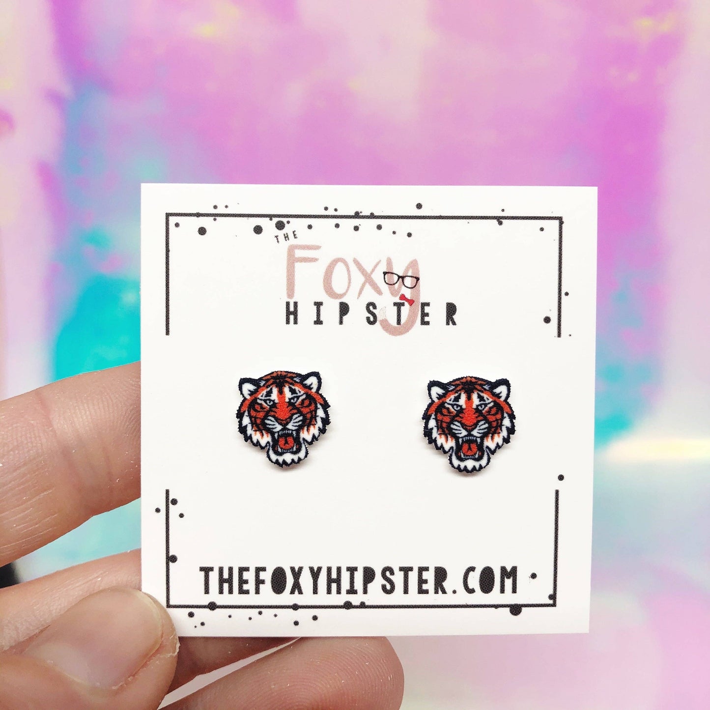 Detroit Tigers Stud Earrings