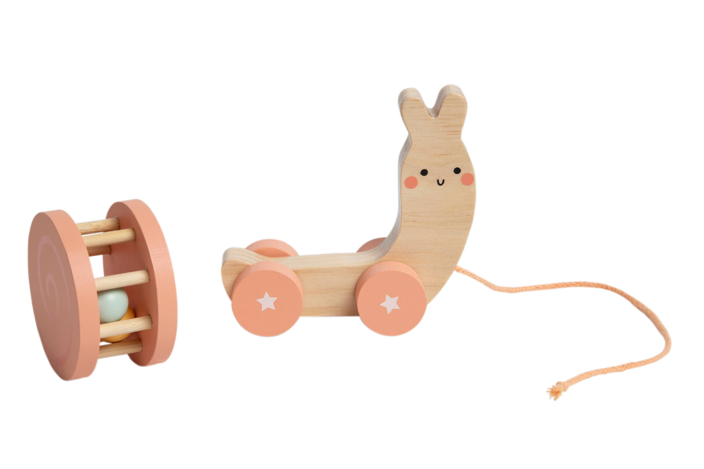 Wooden Snail Pull Toy