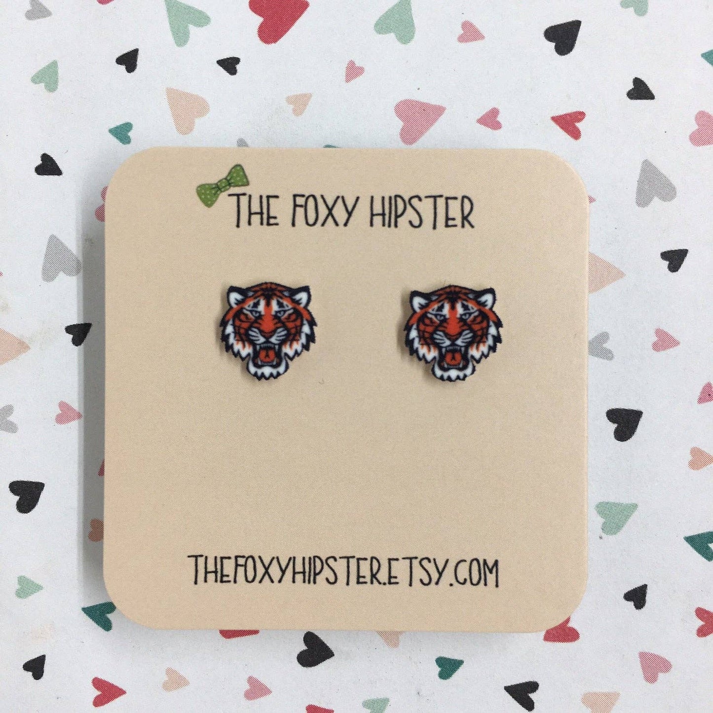 Detroit Tigers Stud Earrings