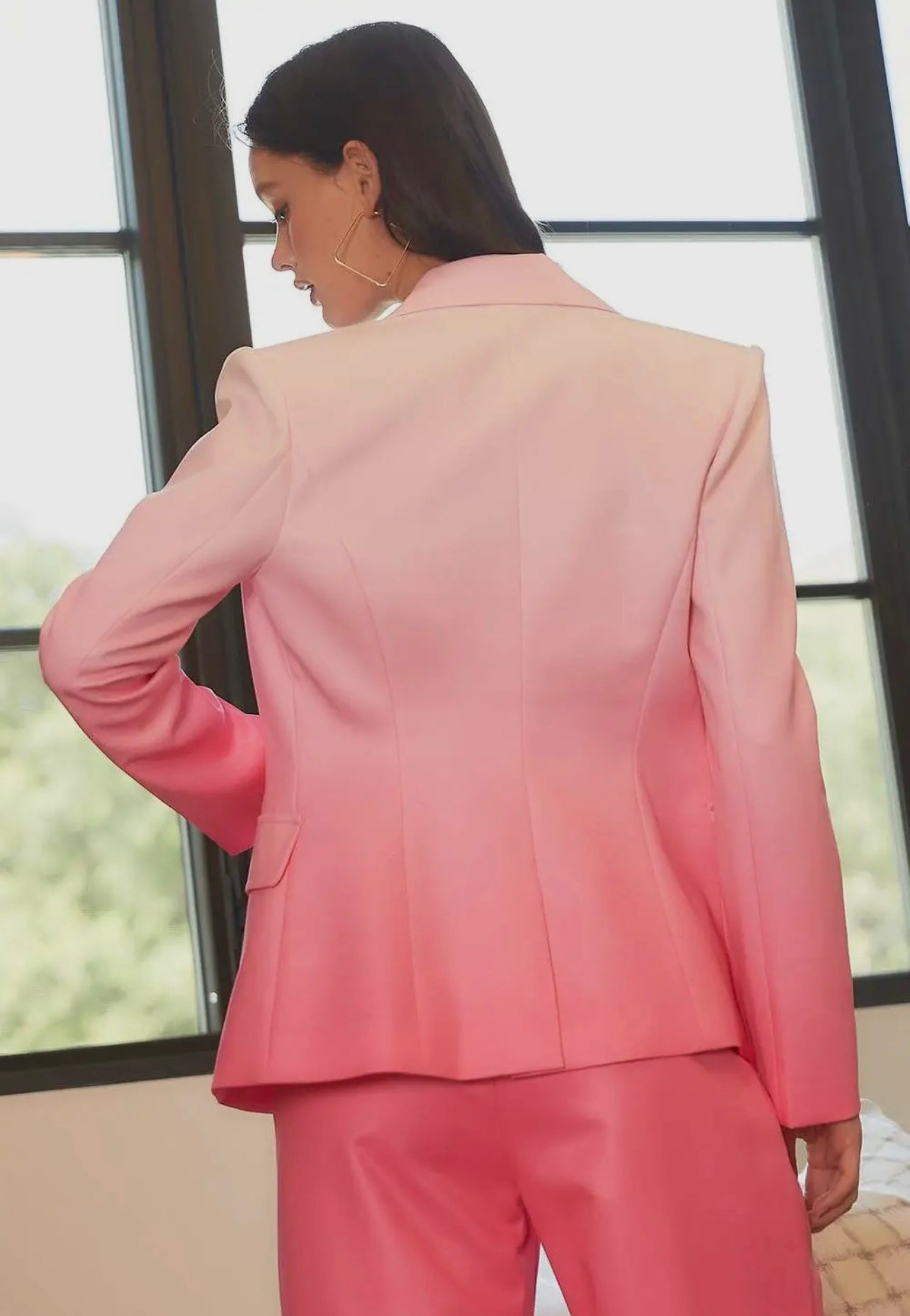 Pink Ombre Blazer