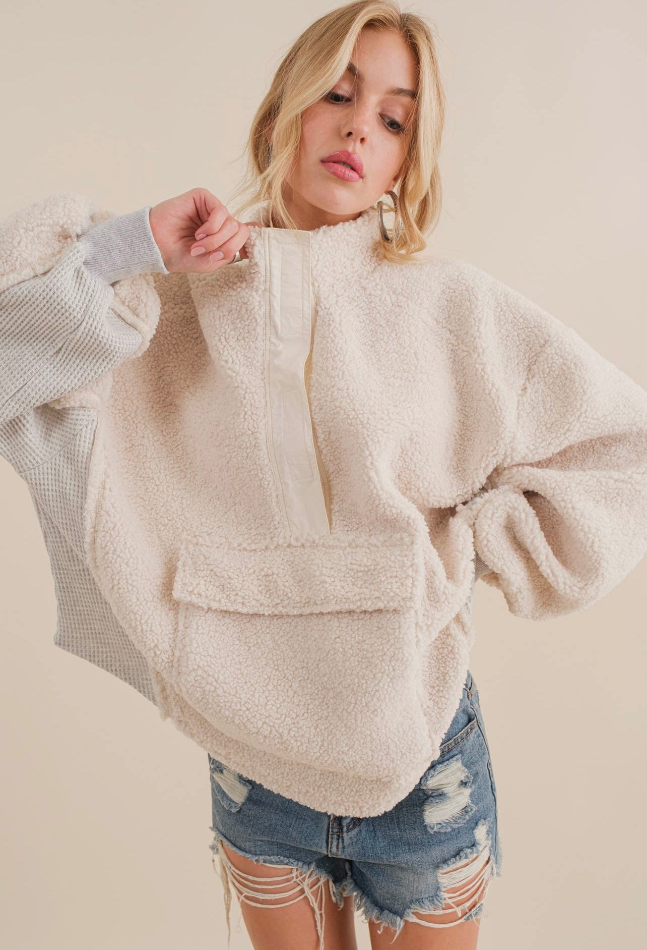 Teddy and Thermal Pullover