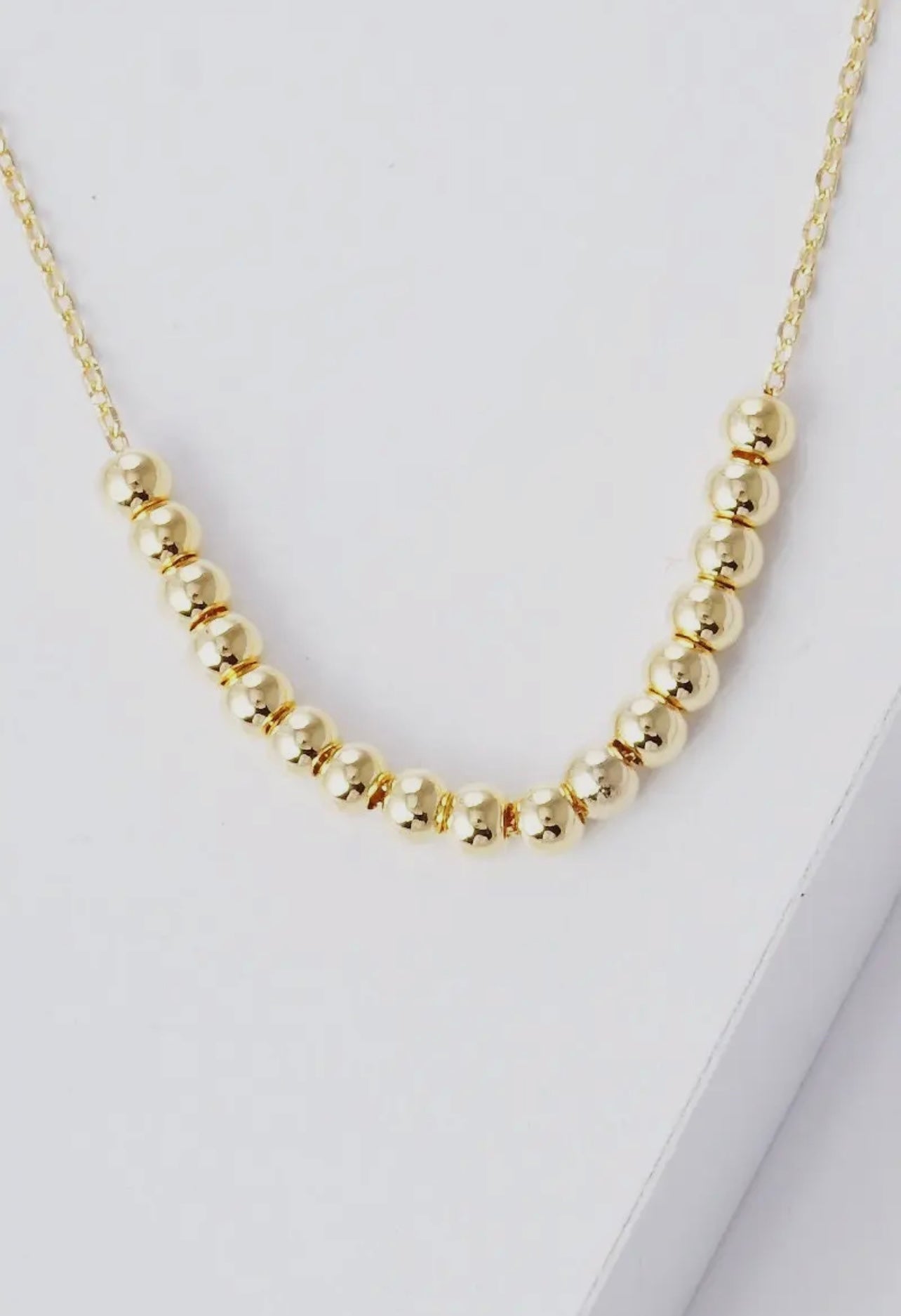 Beaded Ball Necklace