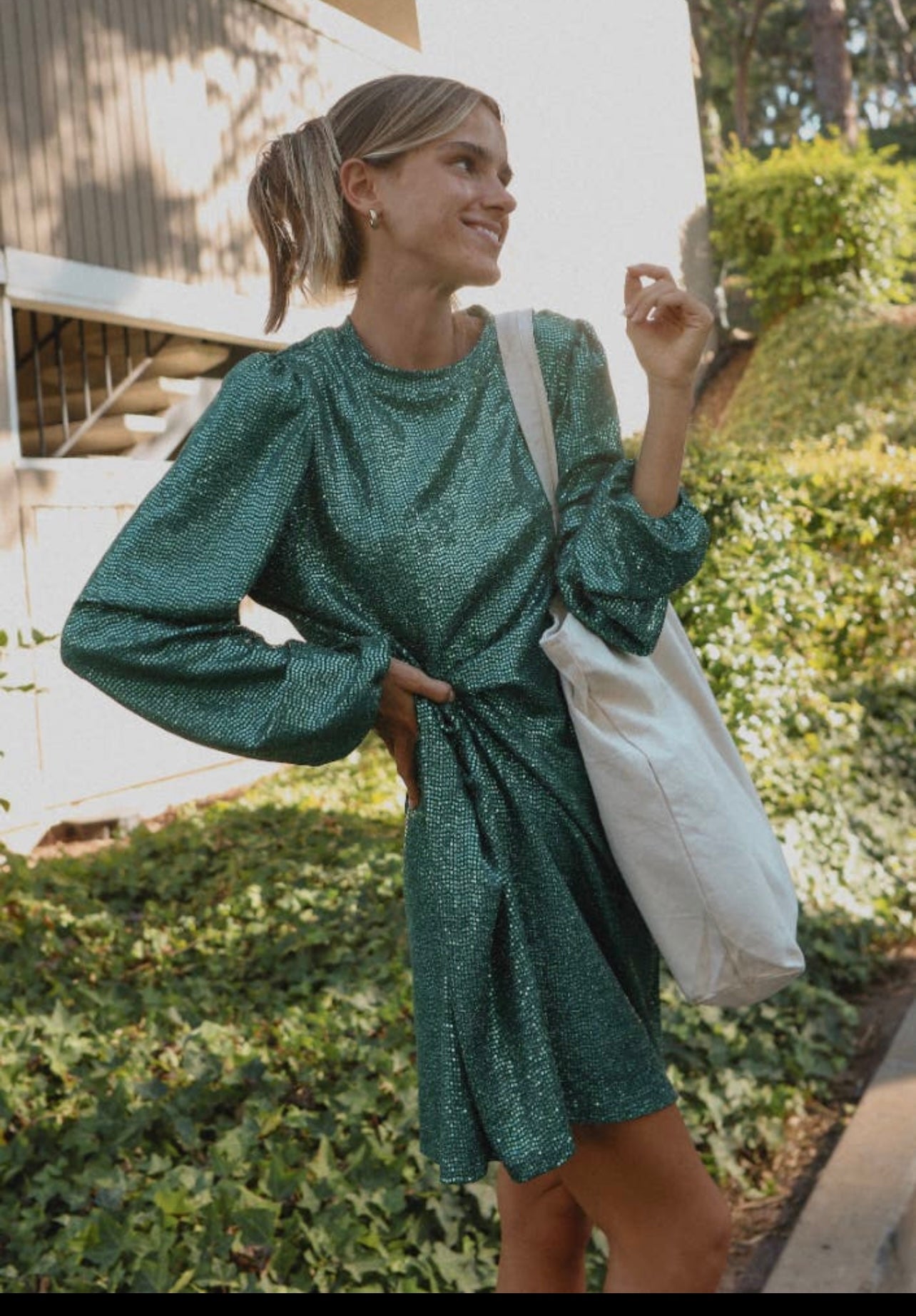 Green Sequin Dress