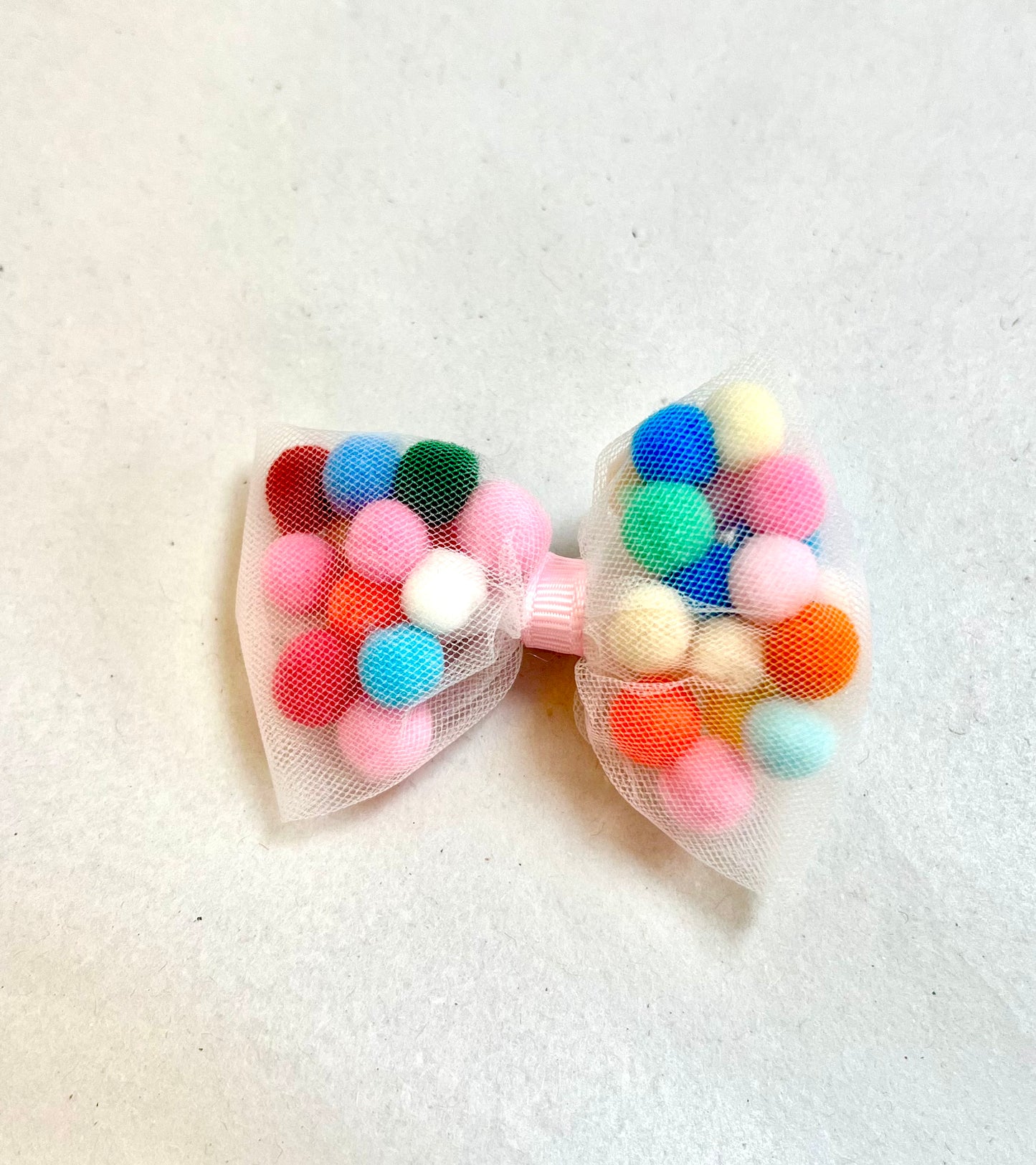 Pom Pom Hair Bow