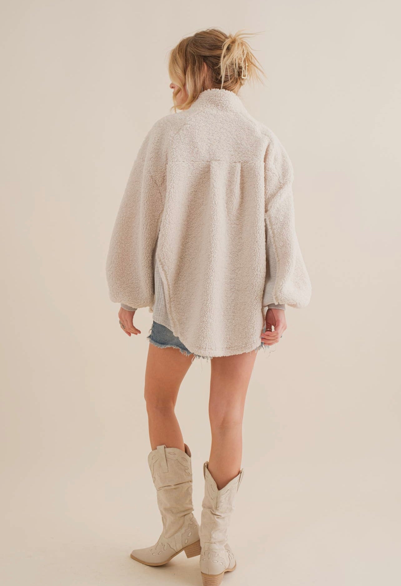 Teddy and Thermal Pullover