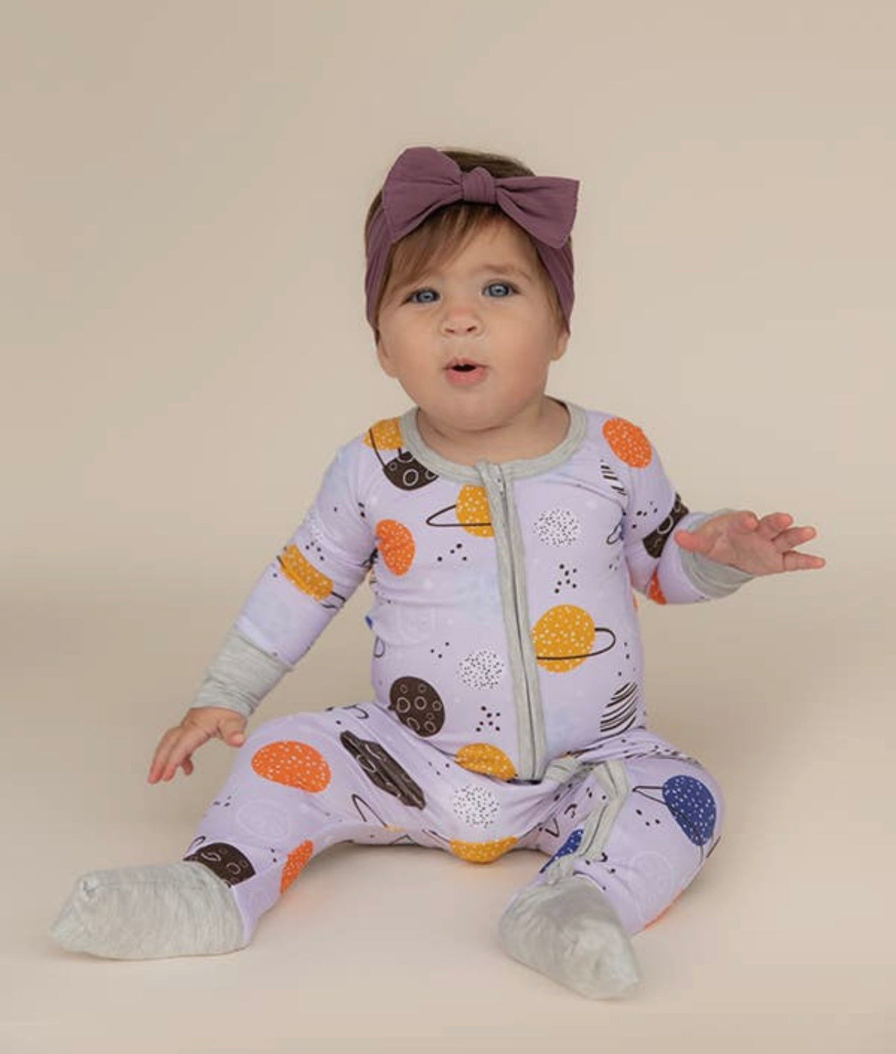 Purple Planets Onesie
