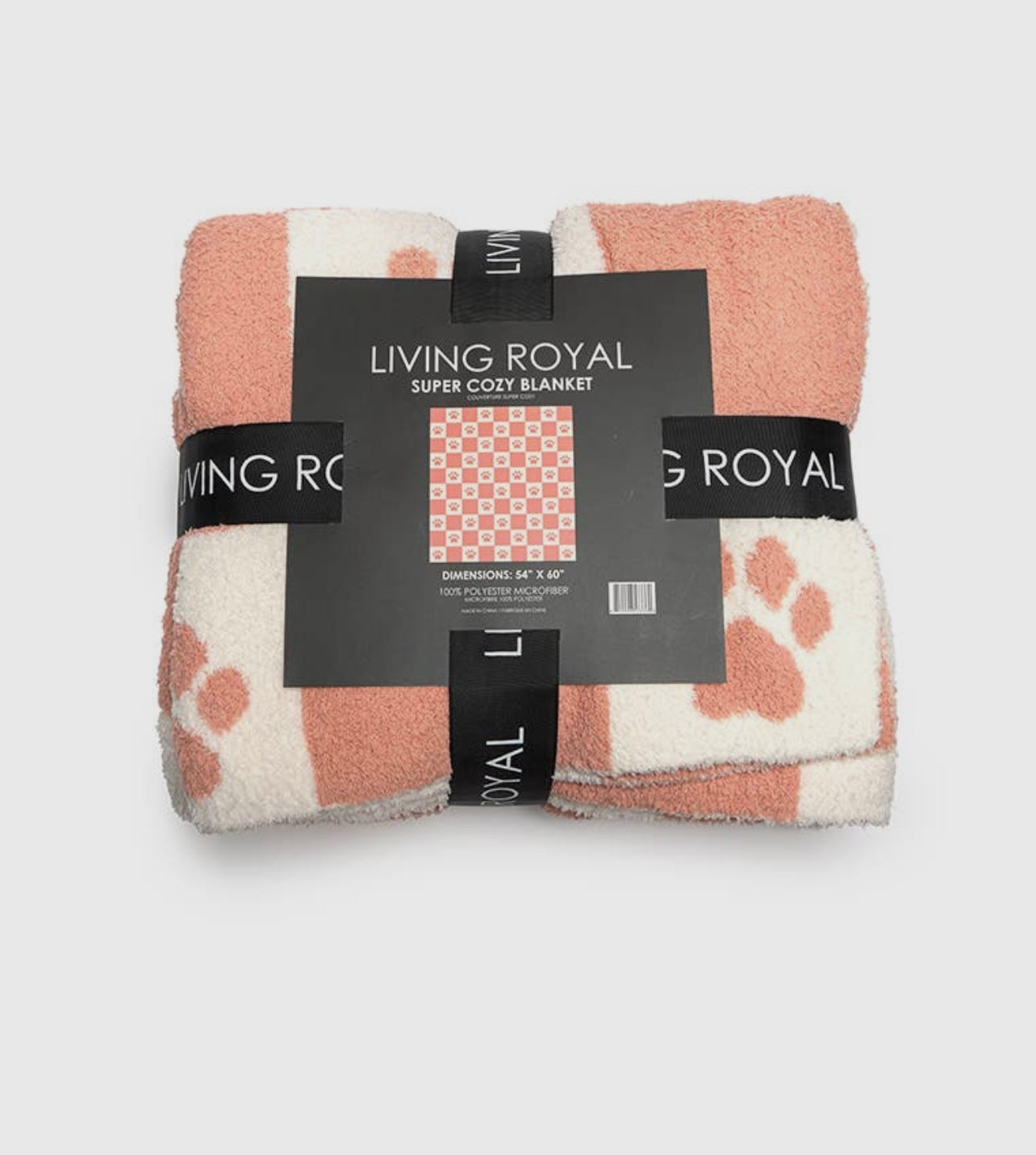 Orange Paw Bulldogs Blanket