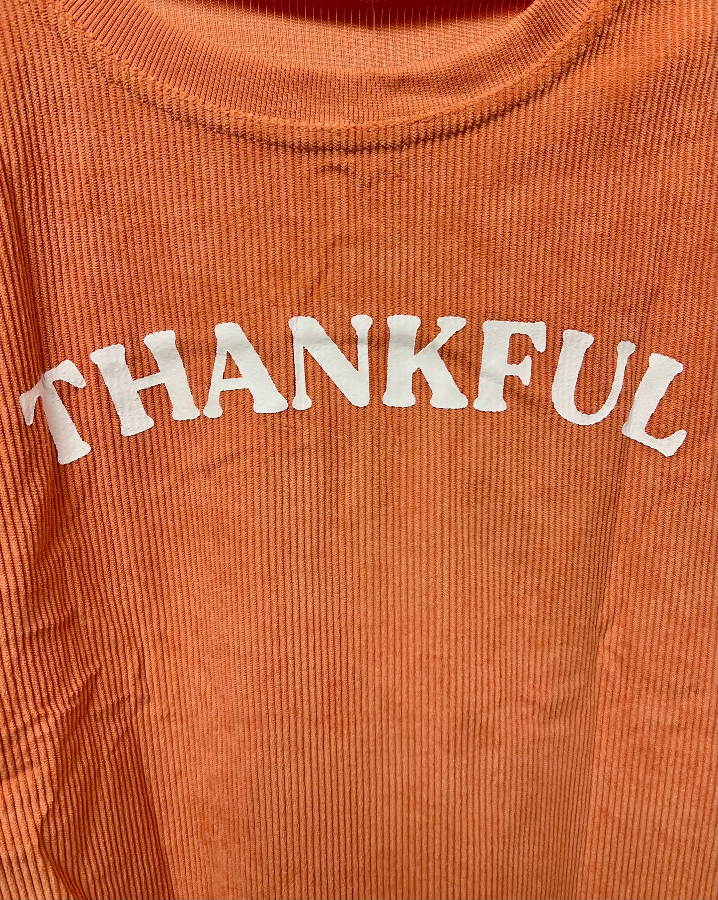 Thankful Ribbed Crewneck