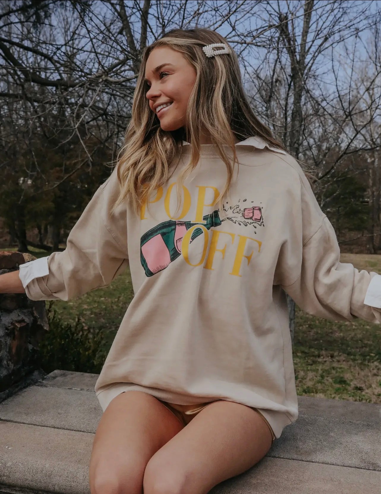 Pop Off Crewneck