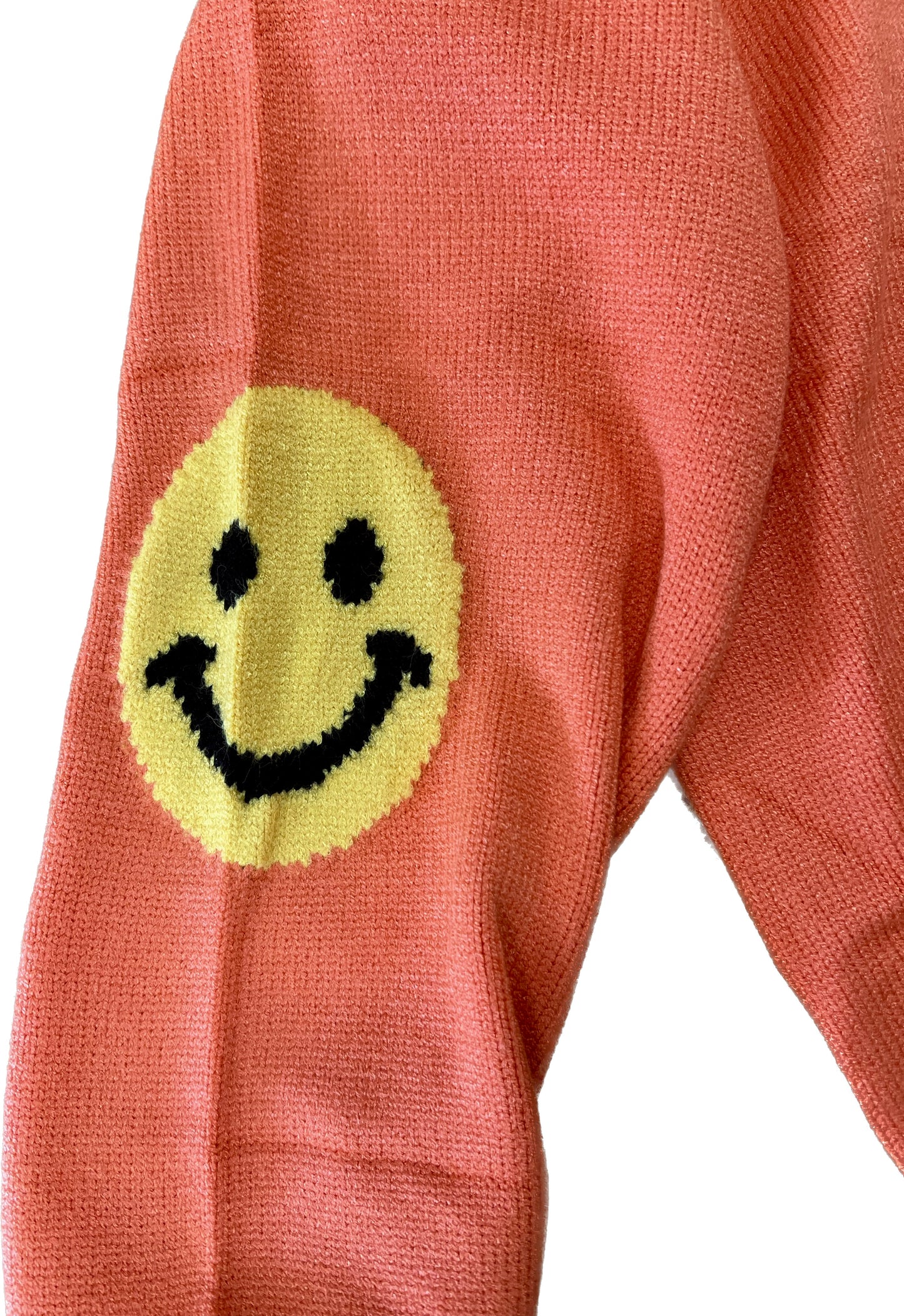 Orange Smiley Sweater