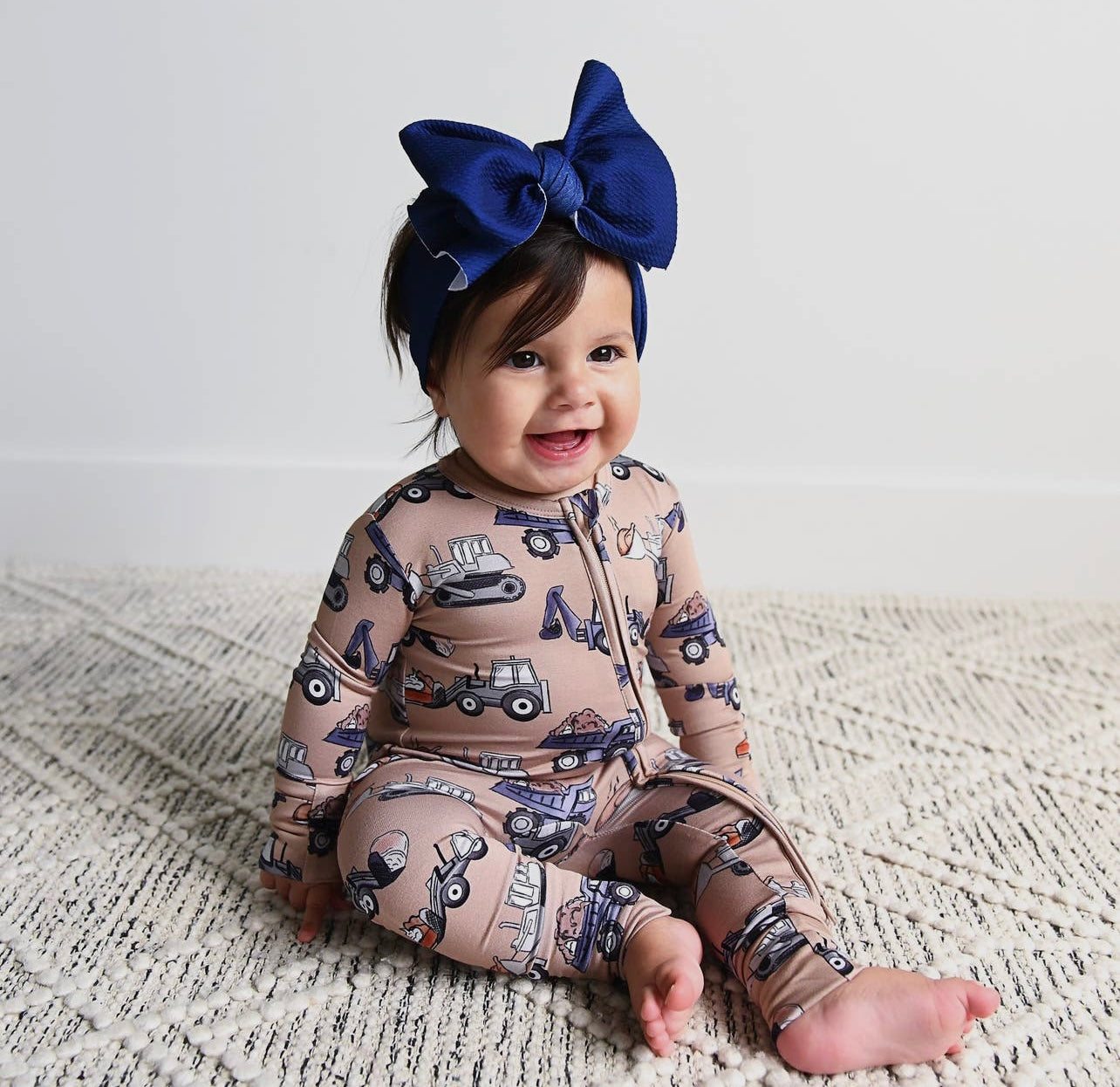 Tan Trucks Onesie