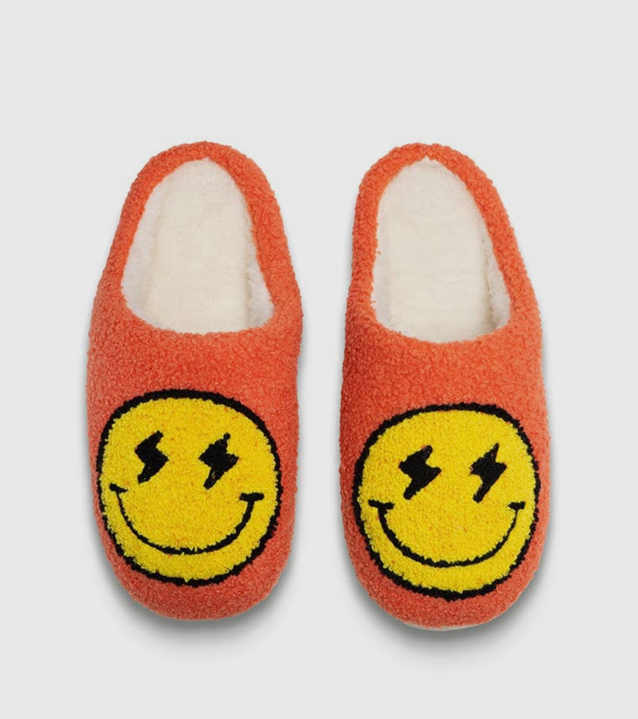 Orange Bolt Slippers
