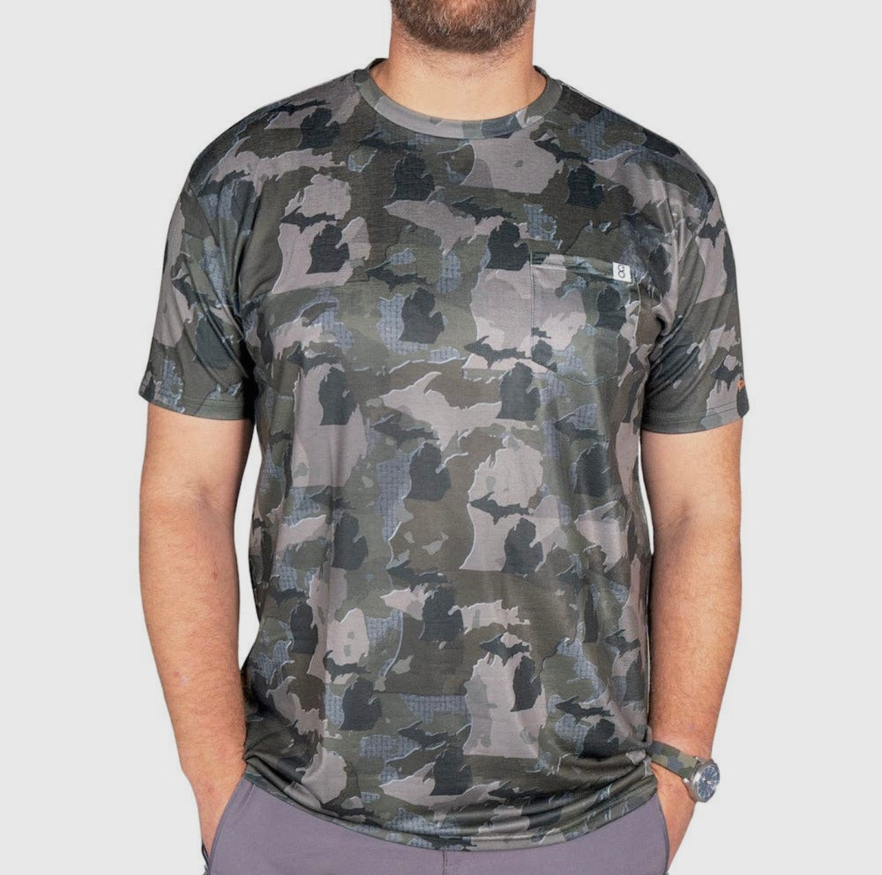 Michigan Camo Tshirt