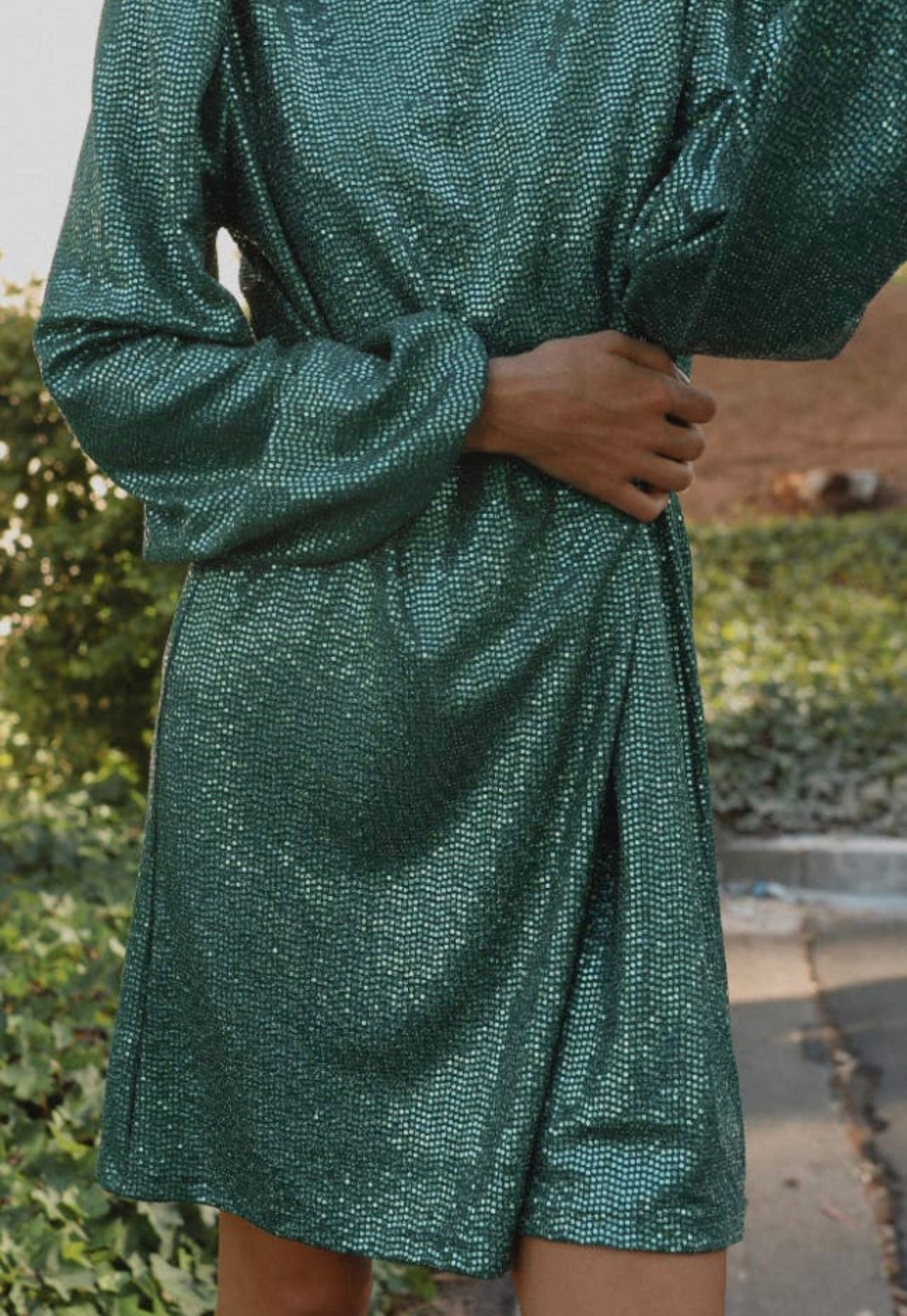 Green Sequin Dress