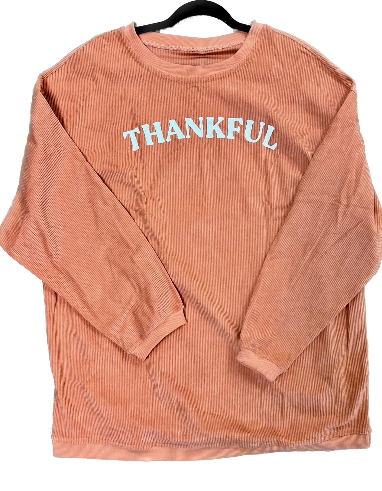 Thankful Ribbed Crewneck
