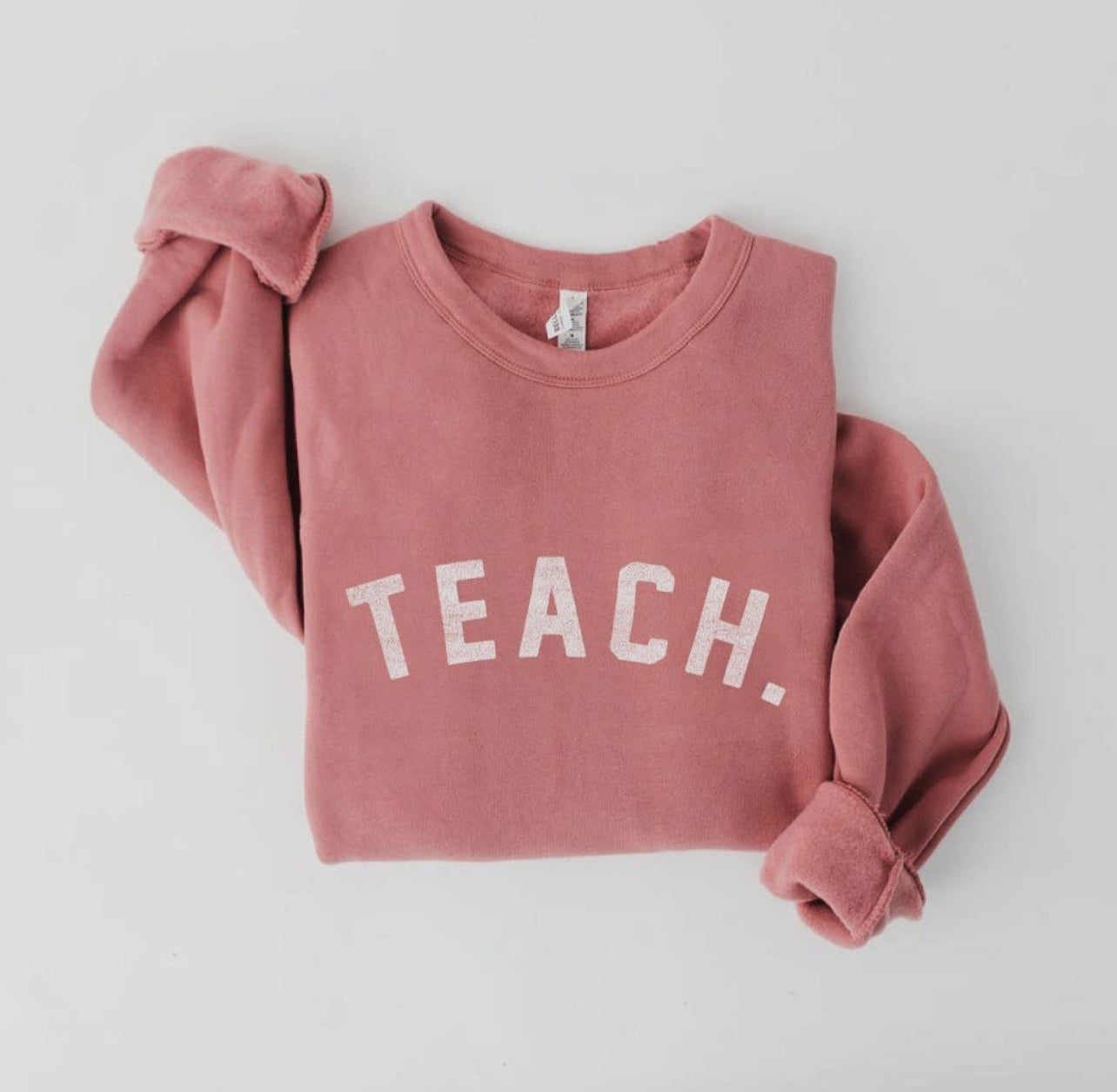 Teach Mauve Crewneck