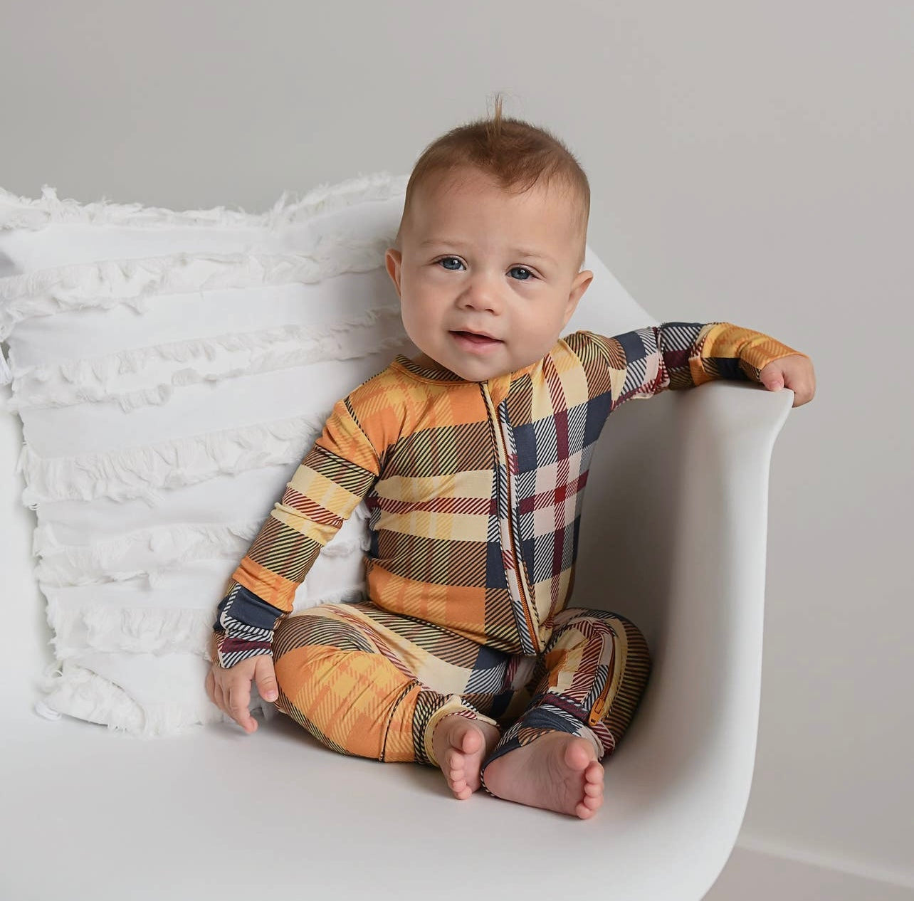 Holiday Plaid Onesie