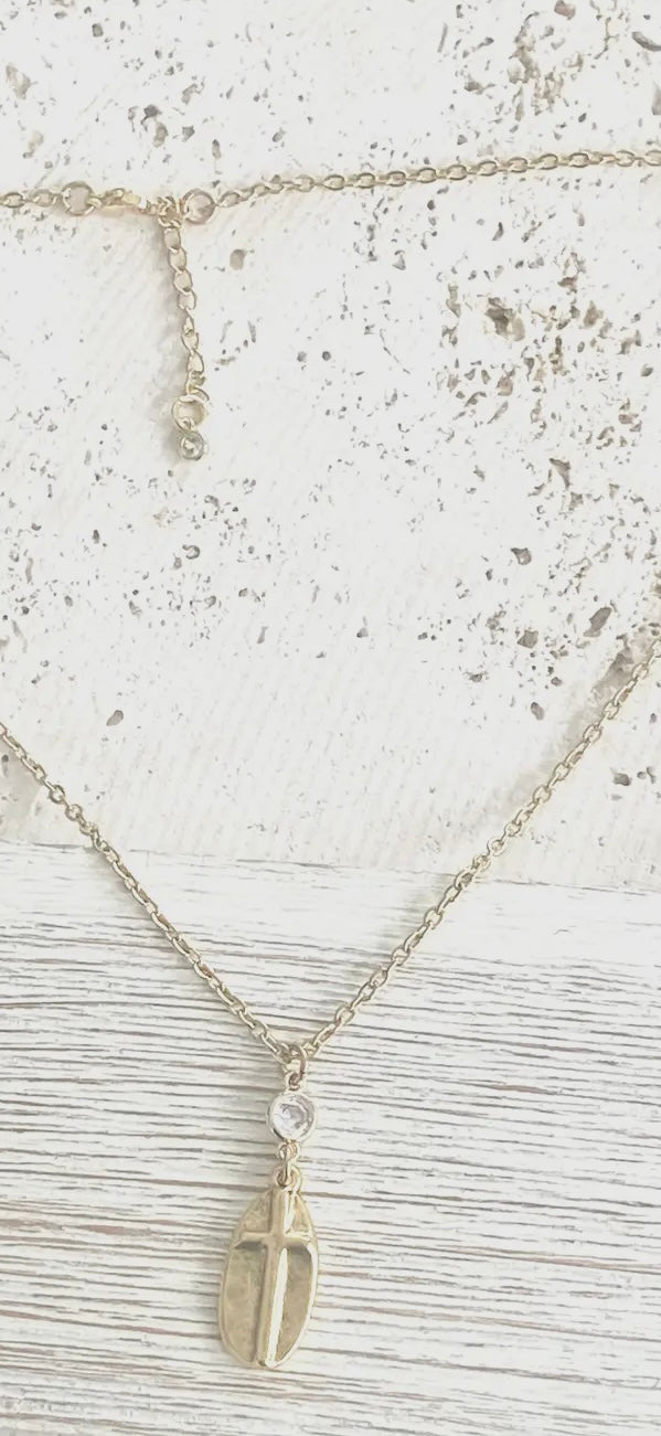 Gold Cross Necklace