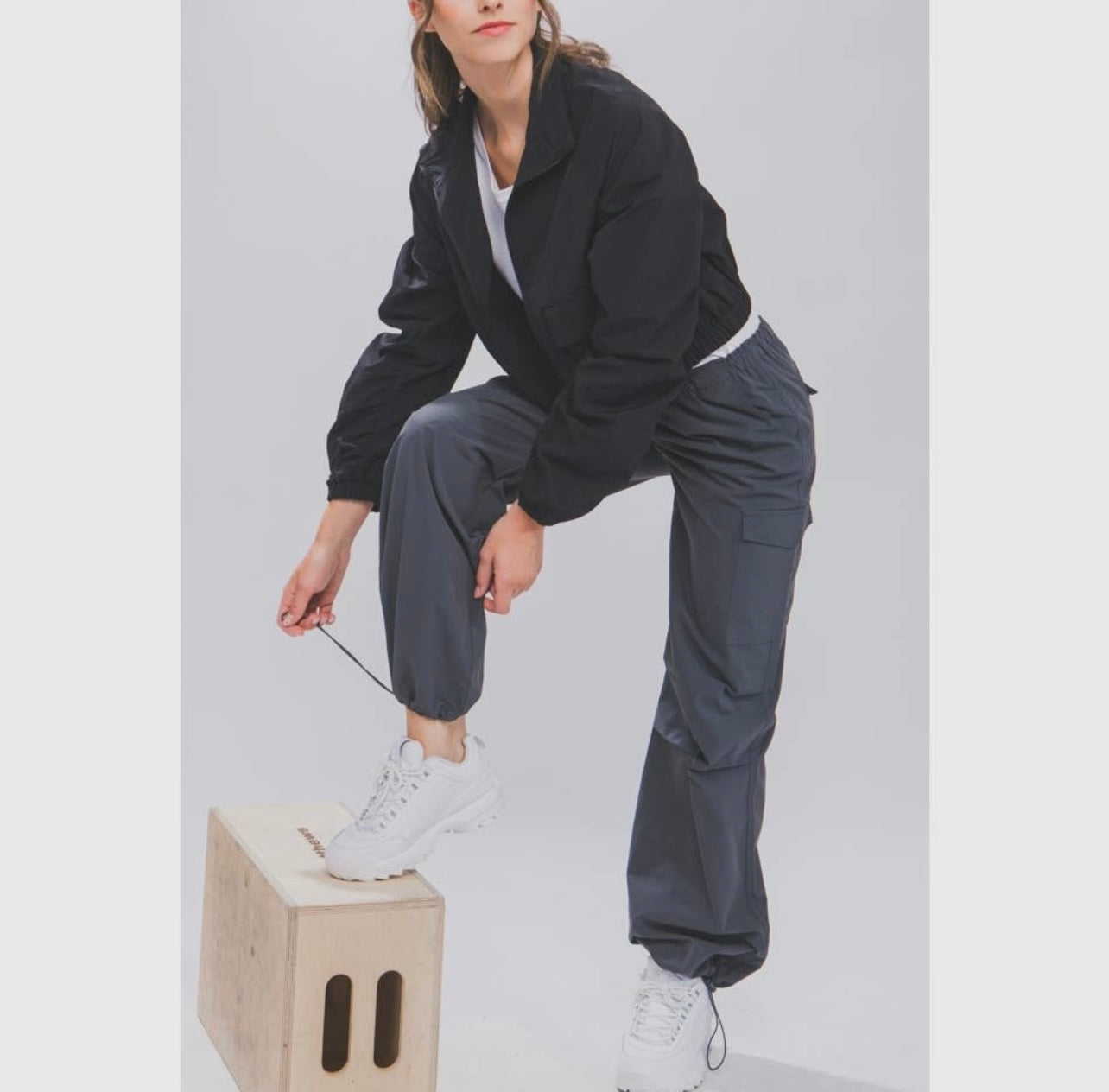 Charcoal Cargo Pants