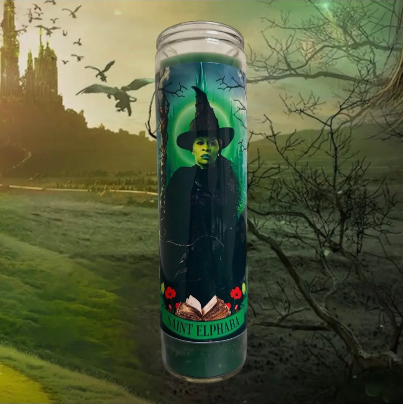 Elphaba Altar Candle