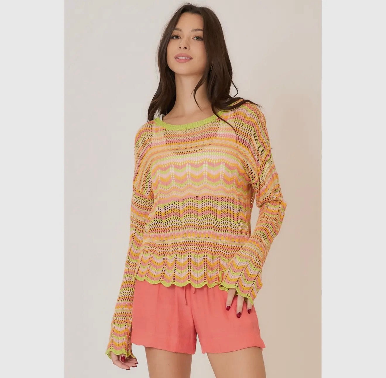 Neon Colors Knit Top