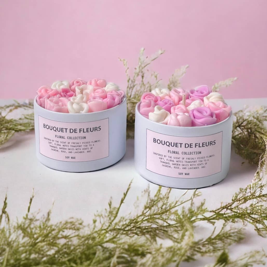 Flower Bouquet Candle