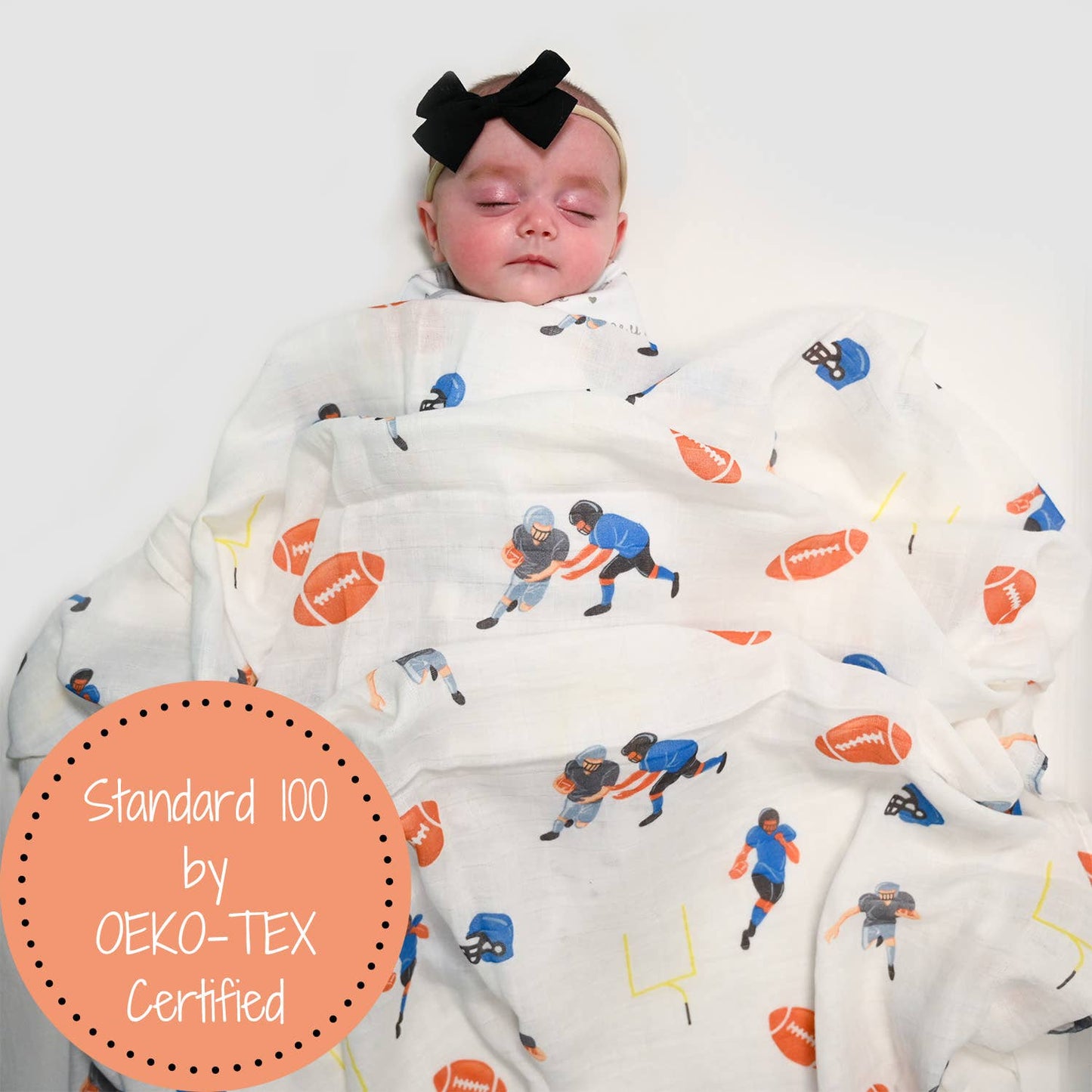 Touchdown Swaddle Blanket