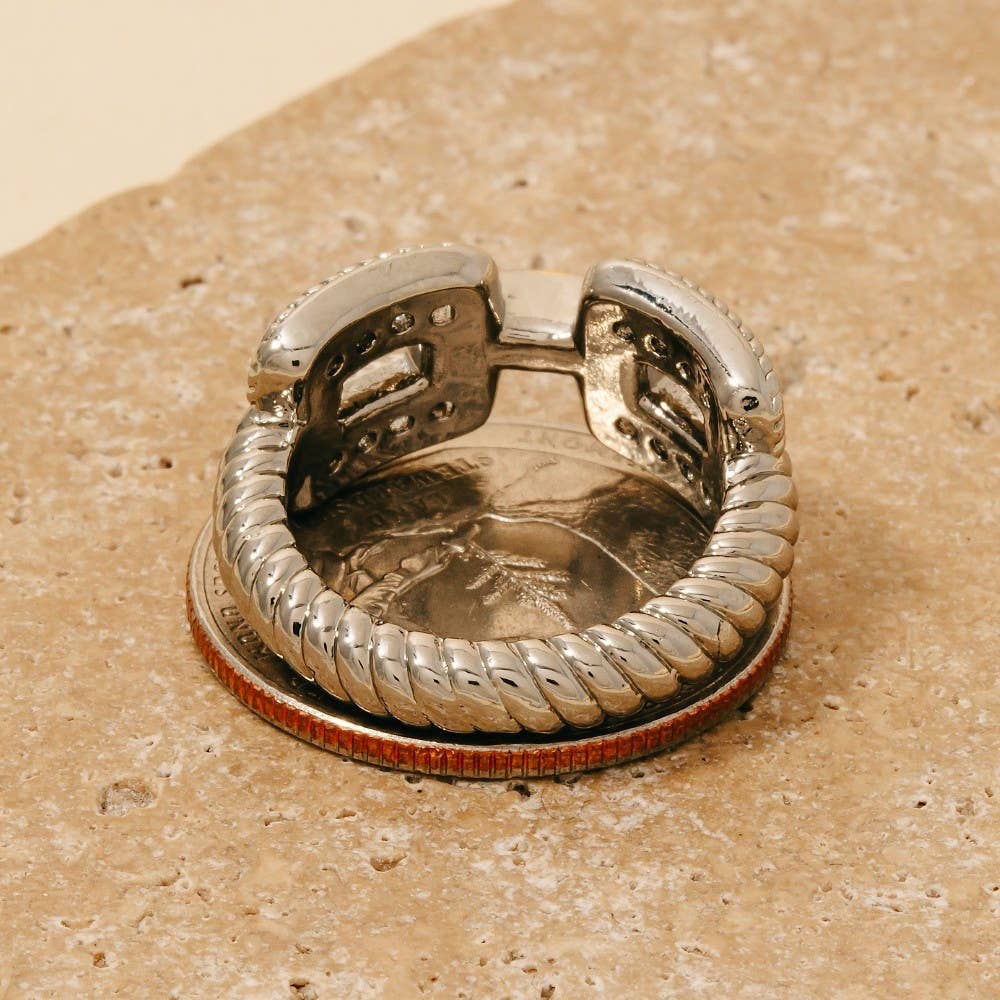 Buckle Band Ring