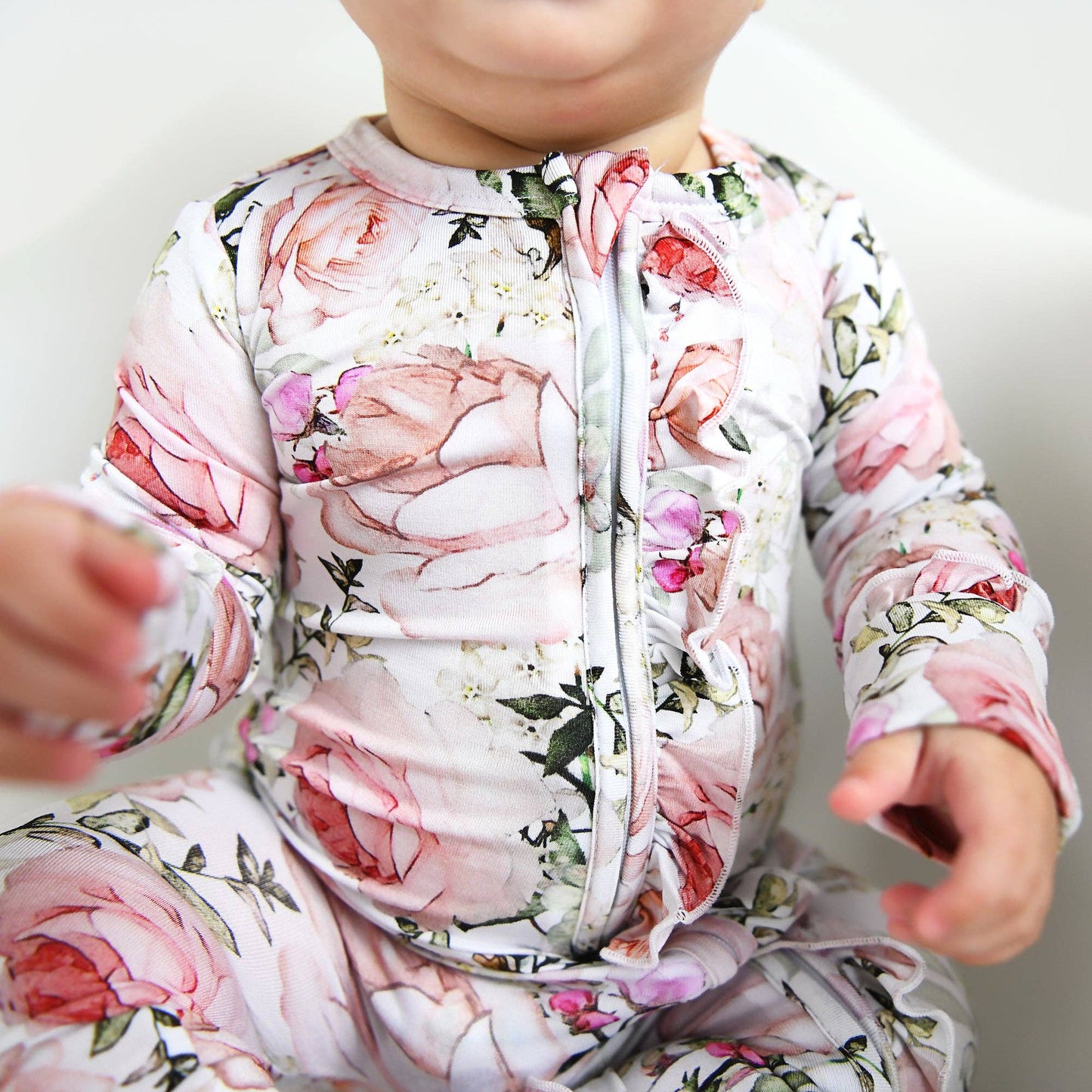 Caroline Ruffle Onesie