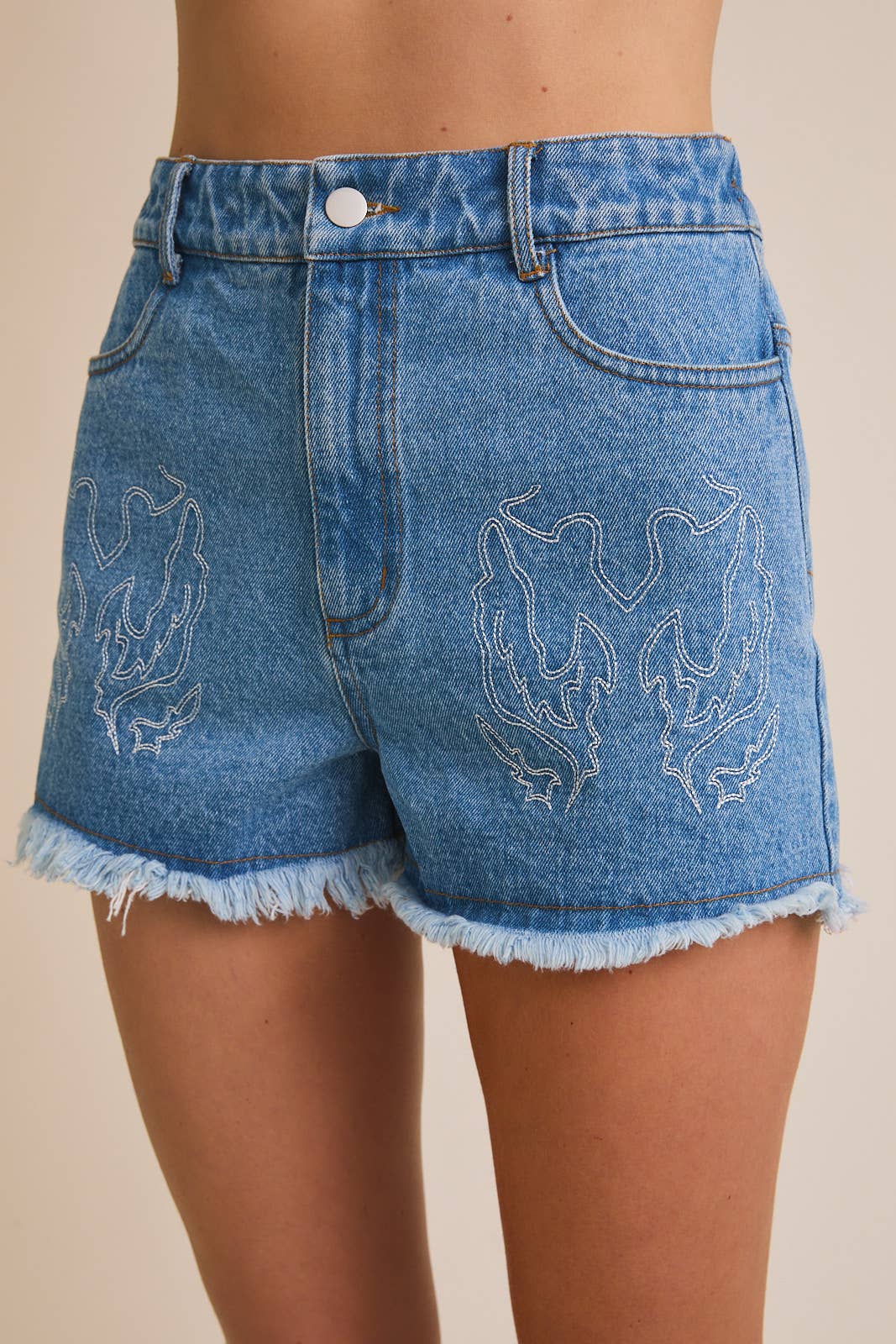 Western Denim Shorts