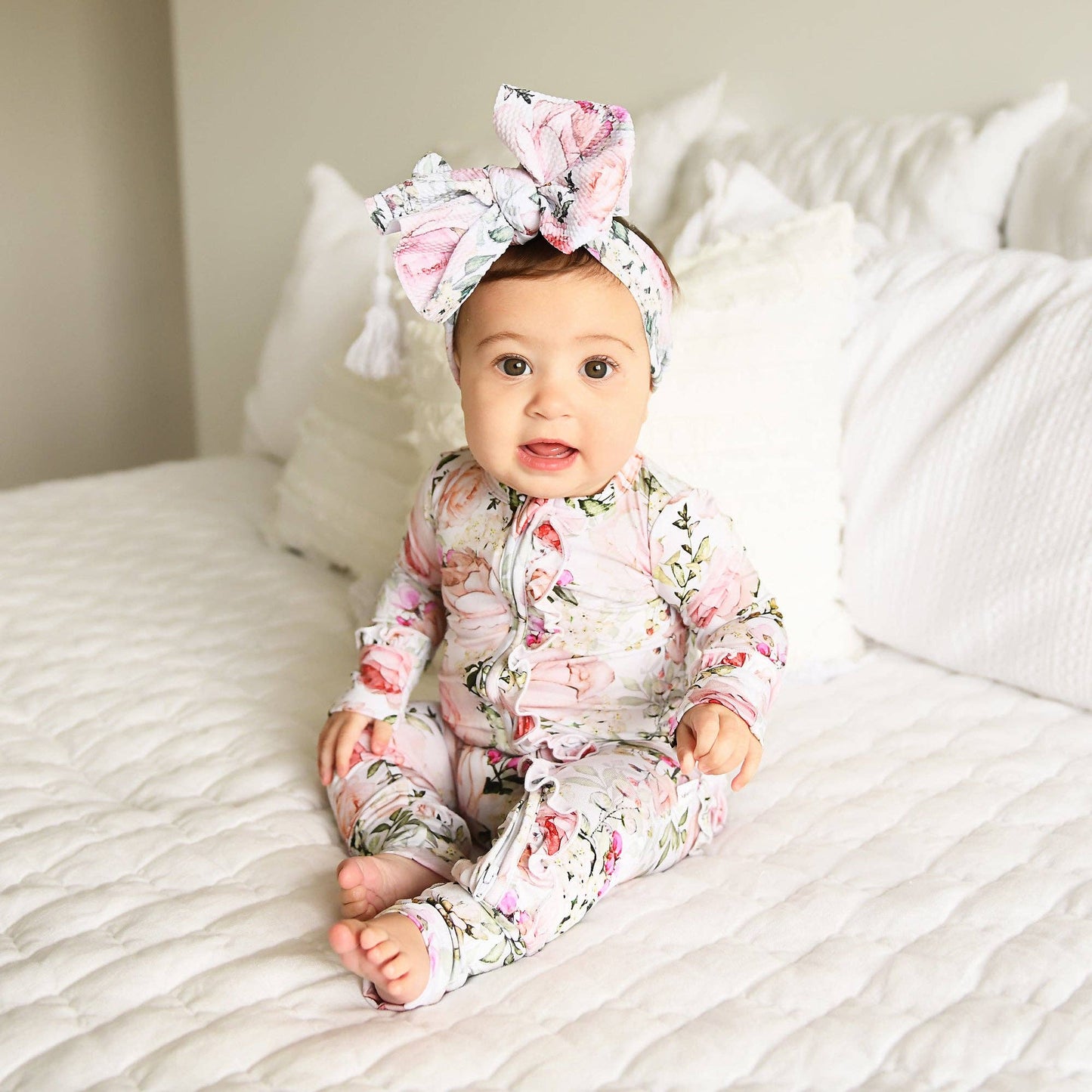 Caroline Ruffle Onesie