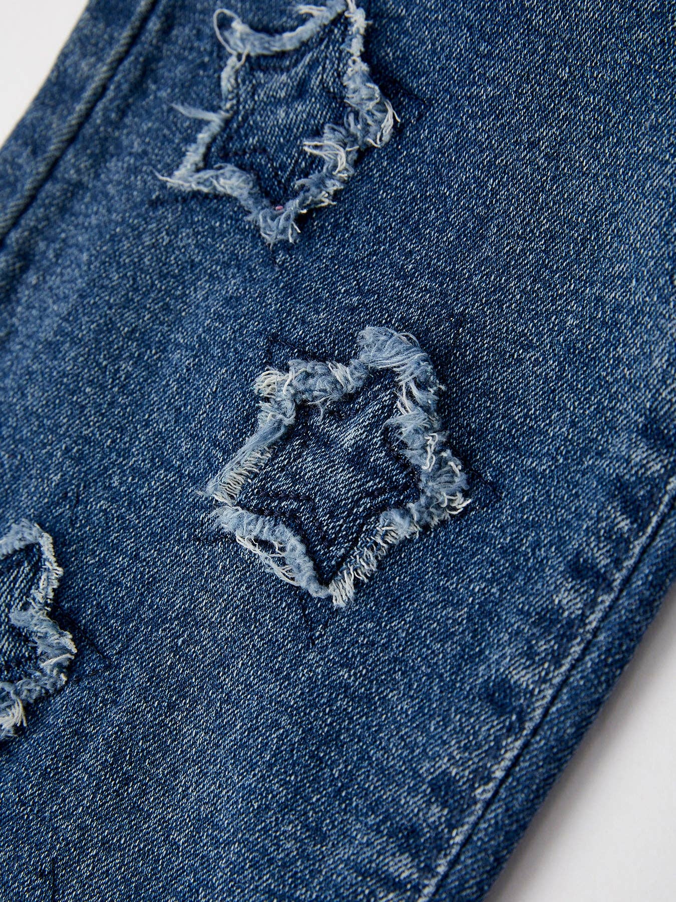 Toddler Distressed Star Jeans