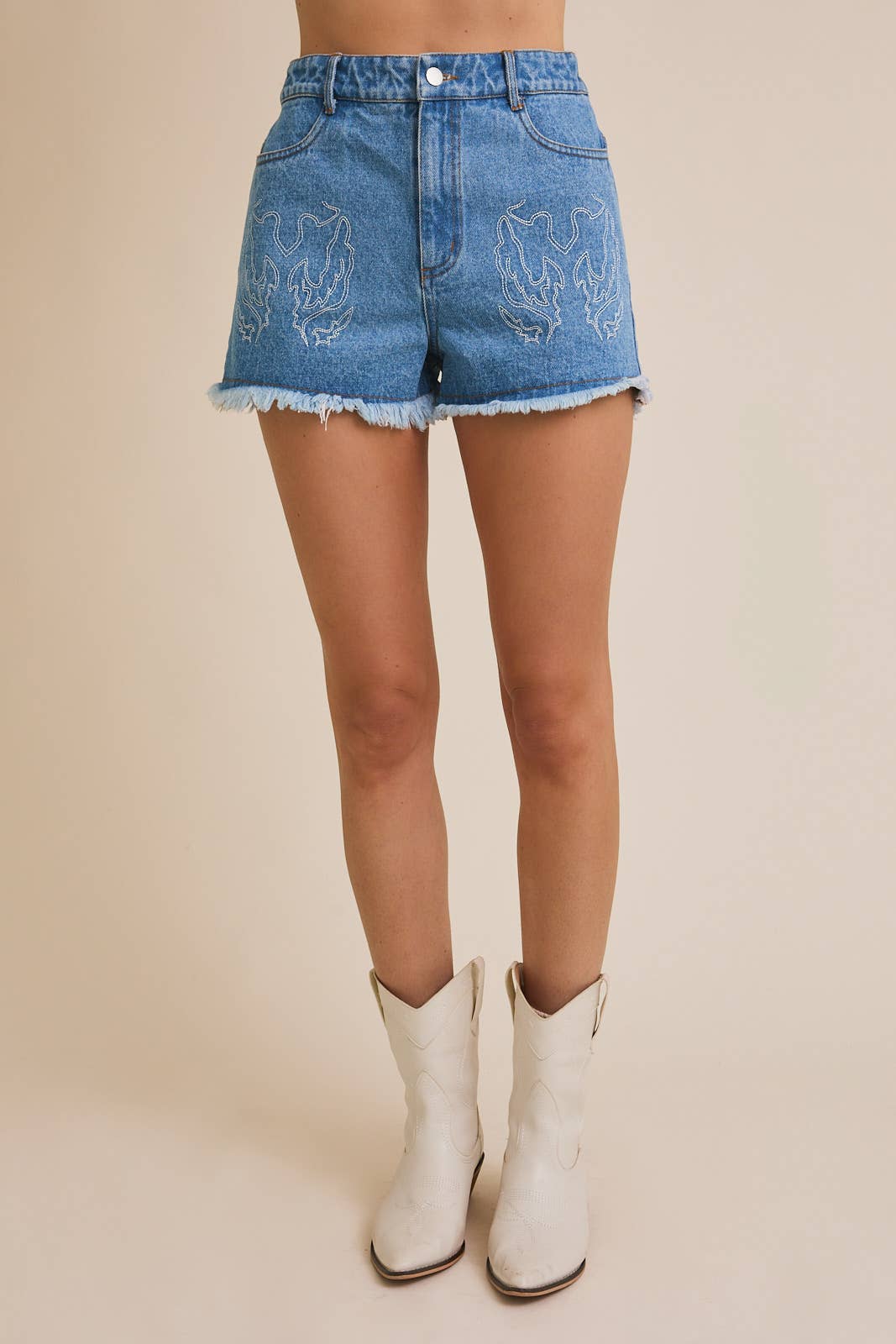 Western Denim Shorts