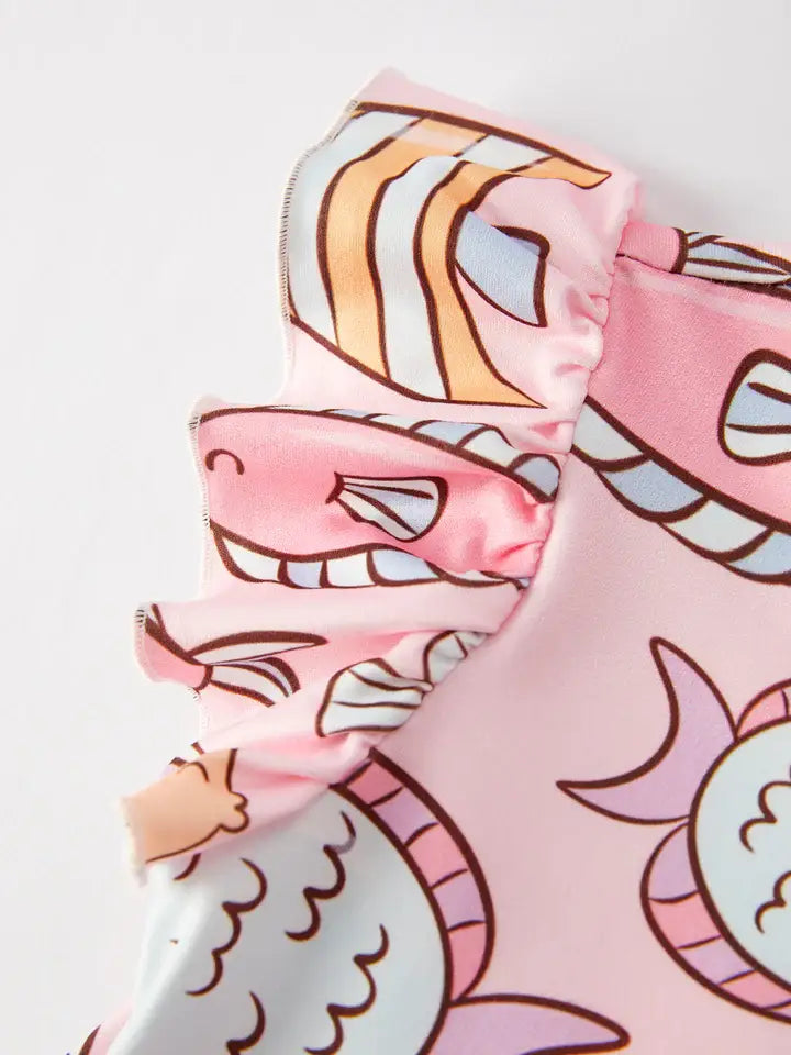 Toddler Pink Fish Dress