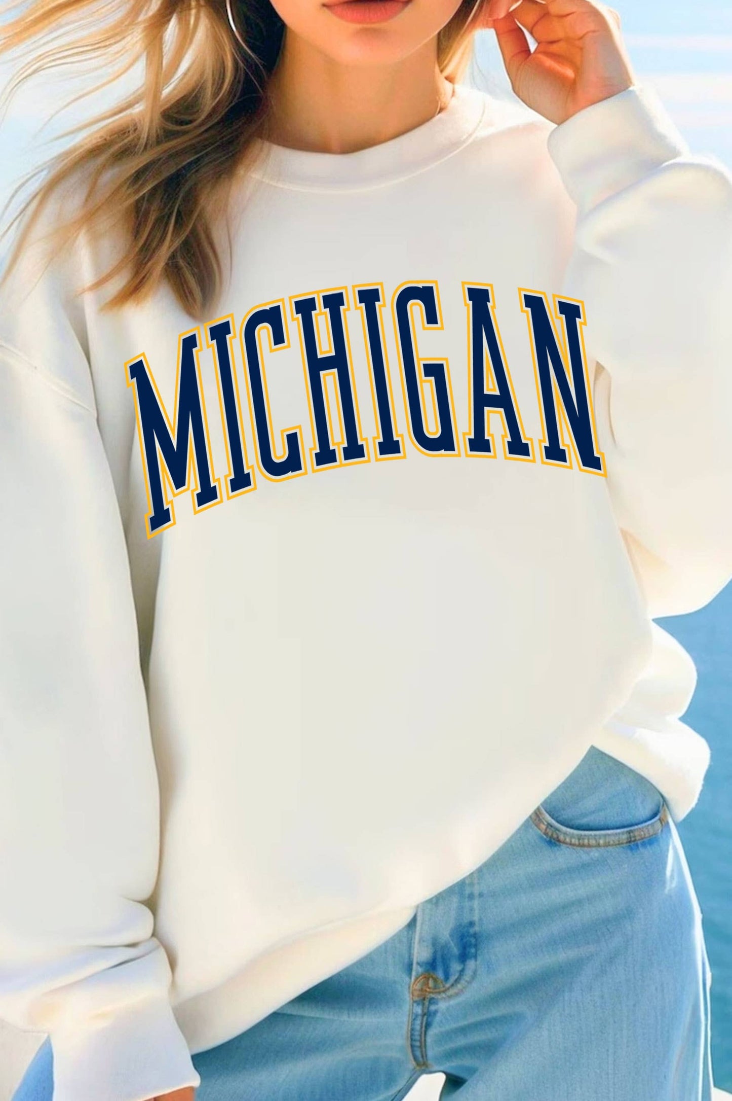 Michigan Puff Crewneck